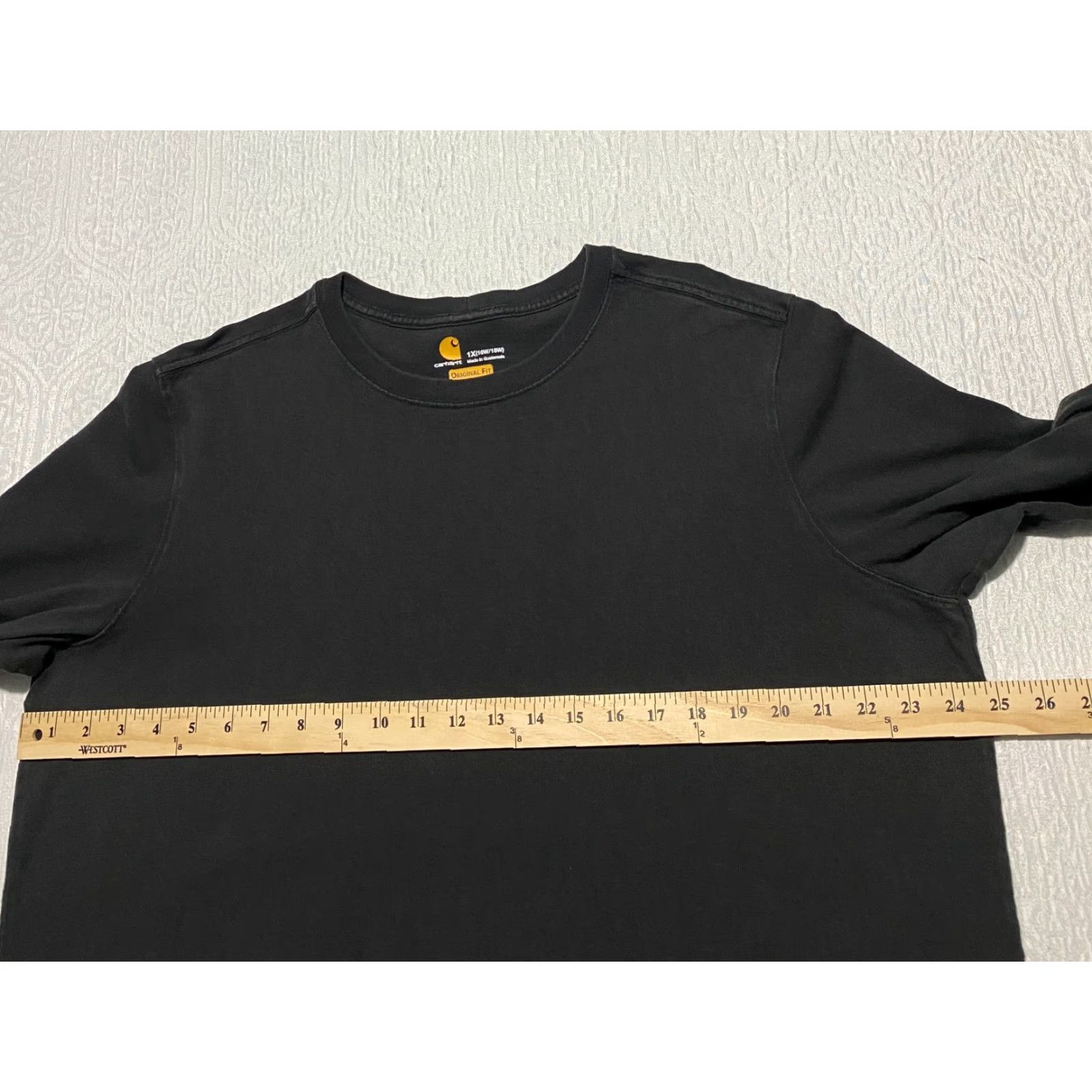 Carhartt VINTAGE Carhartt Shirt Mens 1X Black Original Fit Long Sleeve 103401 Size US XL / EU 56 / 4 - 7 Thumbnail