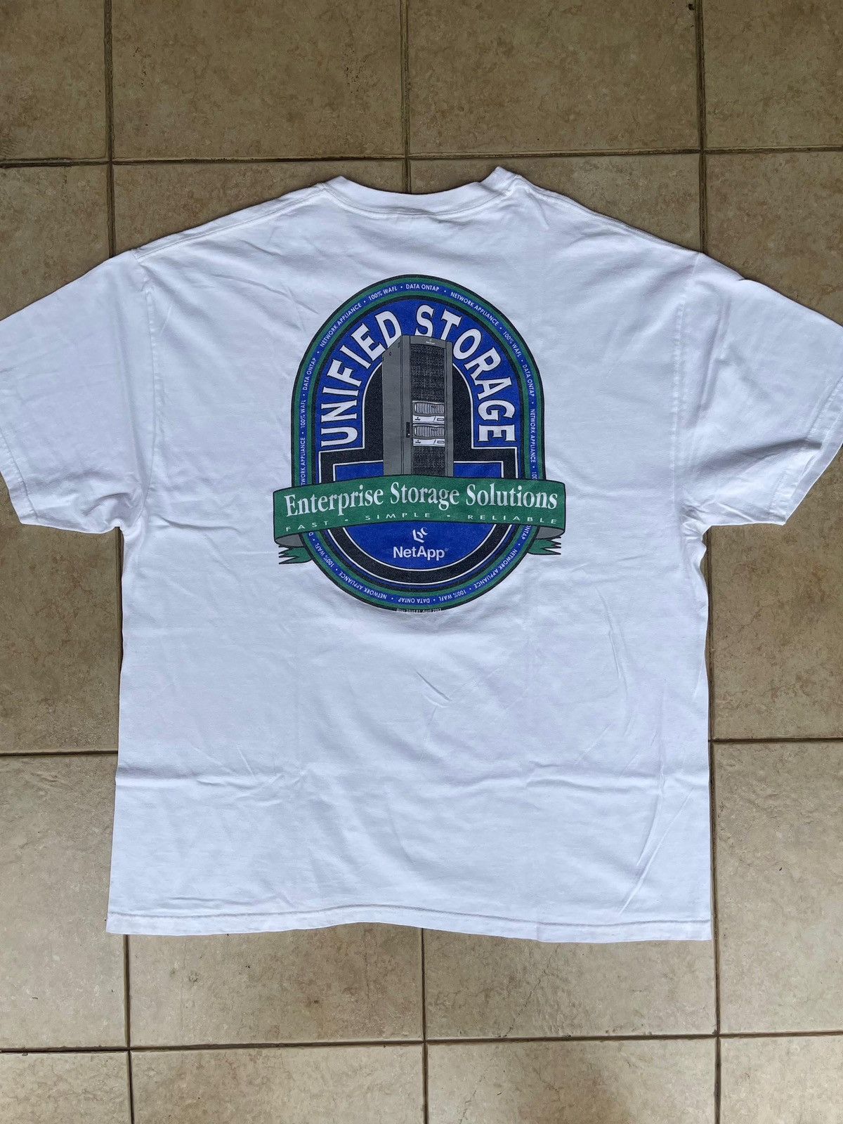 Vintage ‘03 Net App Promo Tee Size US XL / EU 56 / 4 - 1 Thumbnail