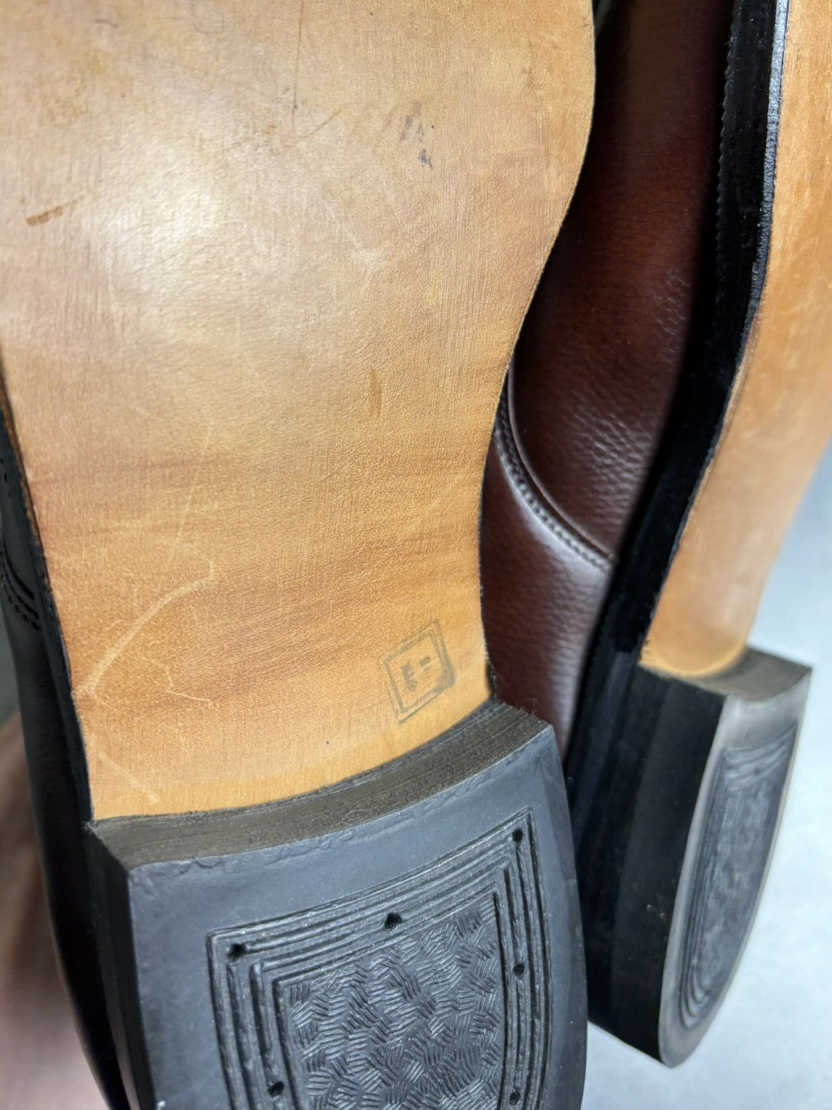 Eaton × Leather × Vintage 1960s Vintage Loafers 1970s Leather Moc Toe Size US 9 / EU 42 - 13 Thumbnail