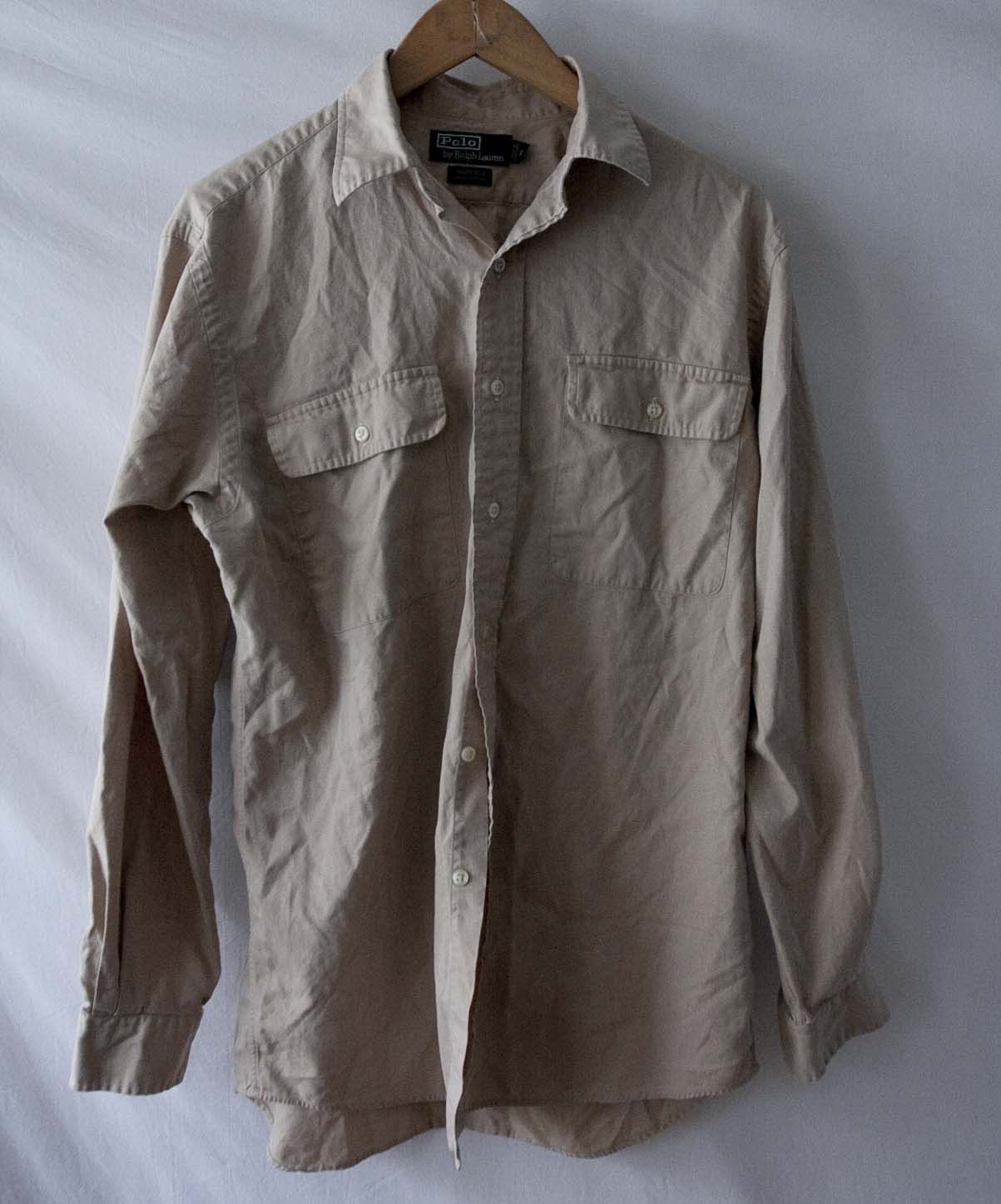 Ralph Lauren Shirt Flannel Multi Pocket Size S /M