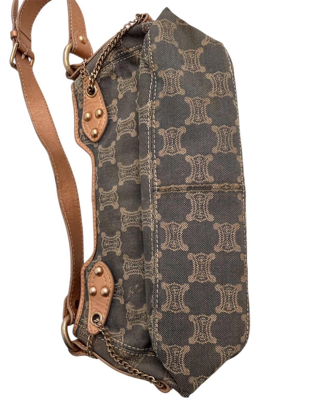 Celine Vintage Macadam Shoulder Bag Size ONE SIZE - 9 Thumbnail