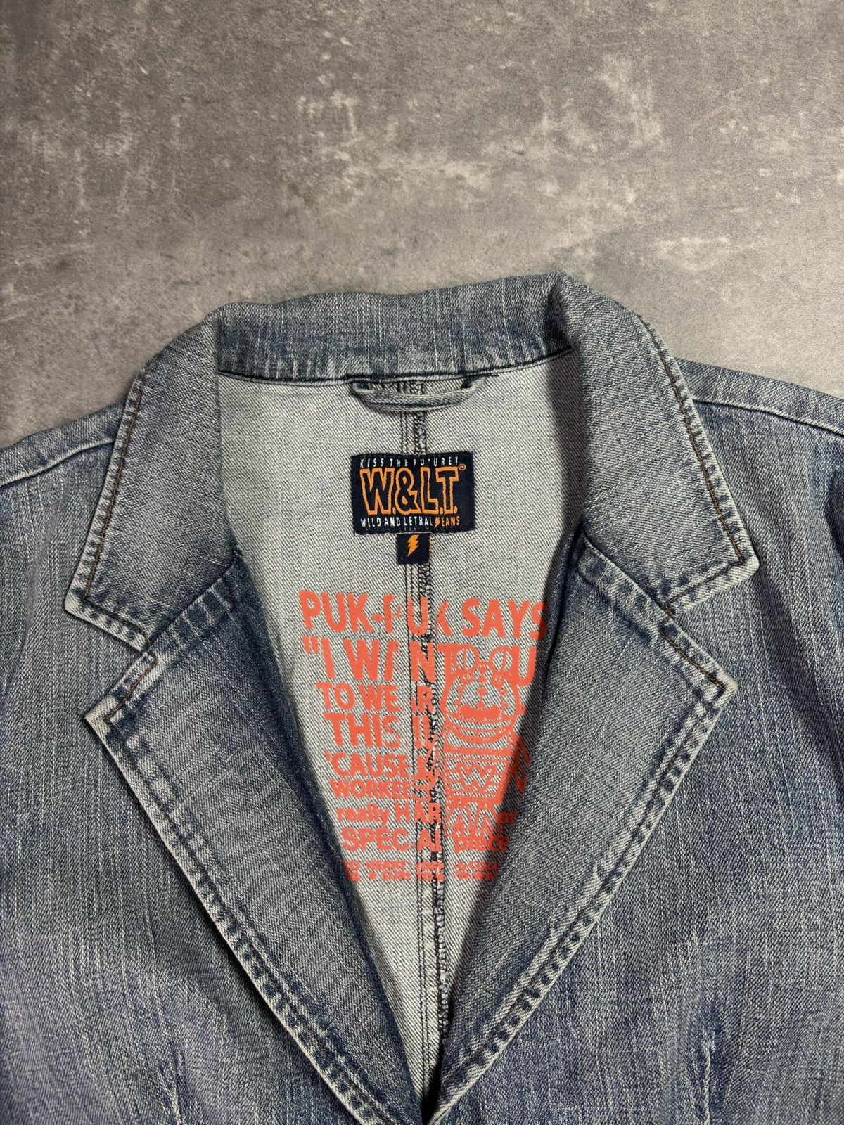 Walter Van Beirendonck W&LT Walter Van Beirendonck Deconstructed Jeans Blazer S M Size US M / EU 48-50 / 2 - 10 Thumbnail