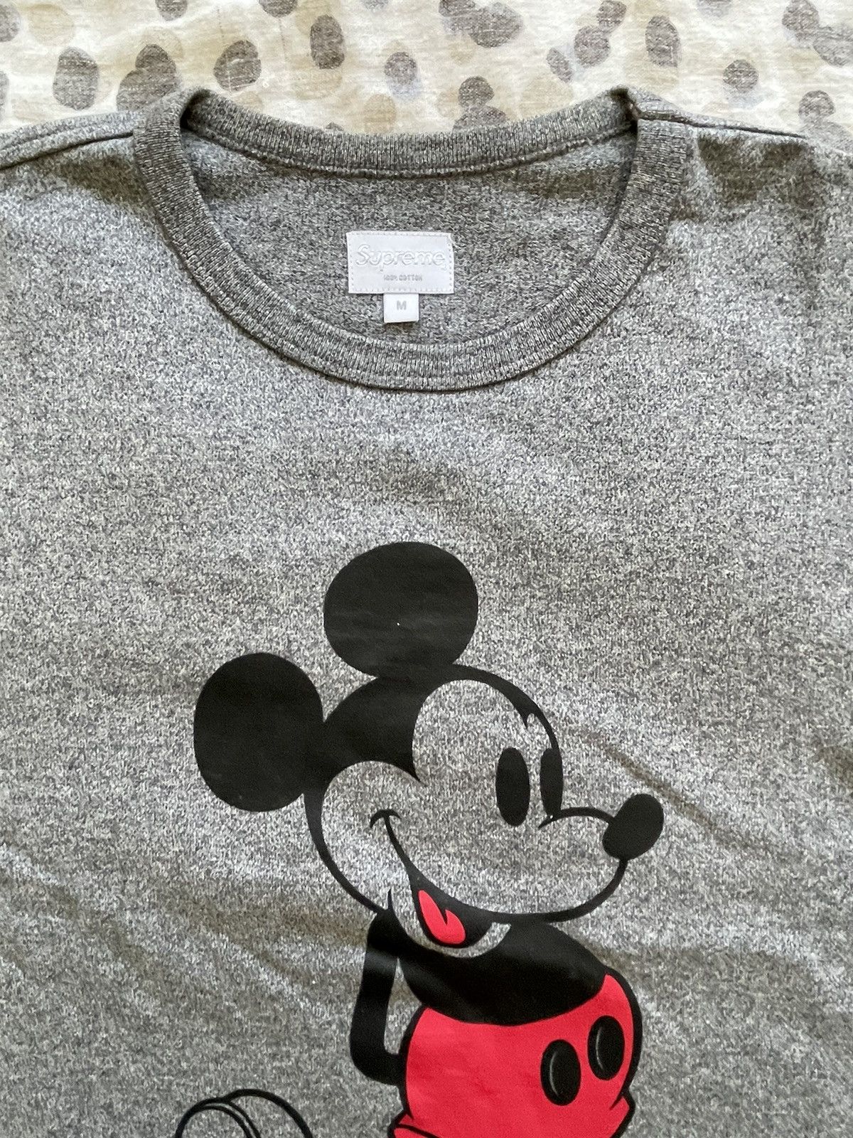 Disney × Supreme Supreme Disney Mickey FW09 gray Med Size US M / EU 48-50 / 2 - 4 Thumbnail