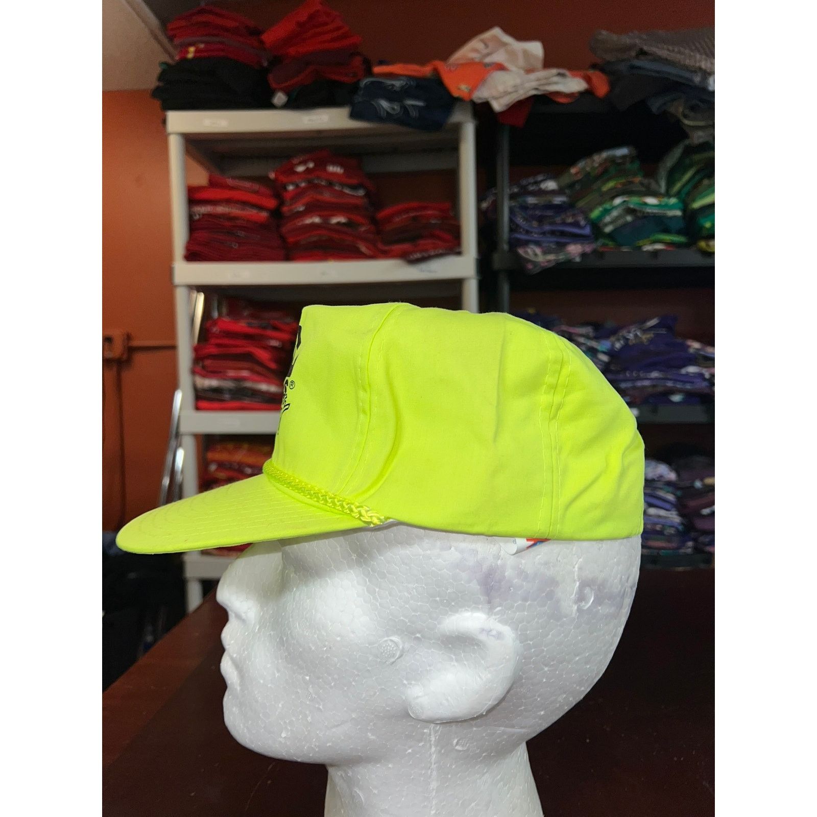 Vintage Vintage Mac Tools Racing Hat Roper Yellow Strapback Cap VTG Size ONE SIZE - 3 Thumbnail