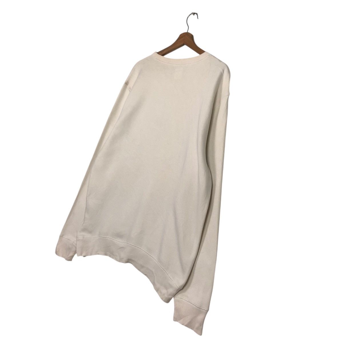 Japanese Brand GAP Original Spellout Crewneck Sweatshirt Cream Beige Size US L / EU 52-54 / 3 - 11 Thumbnail