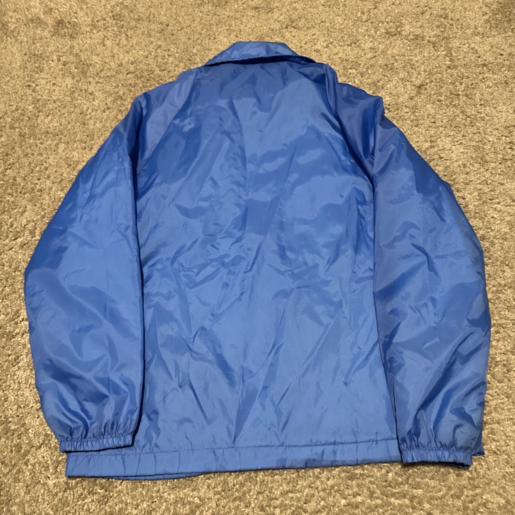 Vintage VINTAGE Rocky Trail Blue Windbreaker Jacket M Blue 80s Jacket Mens Snap Button Front Size US M / EU 48-50 / 2 - 5 Thumbnail