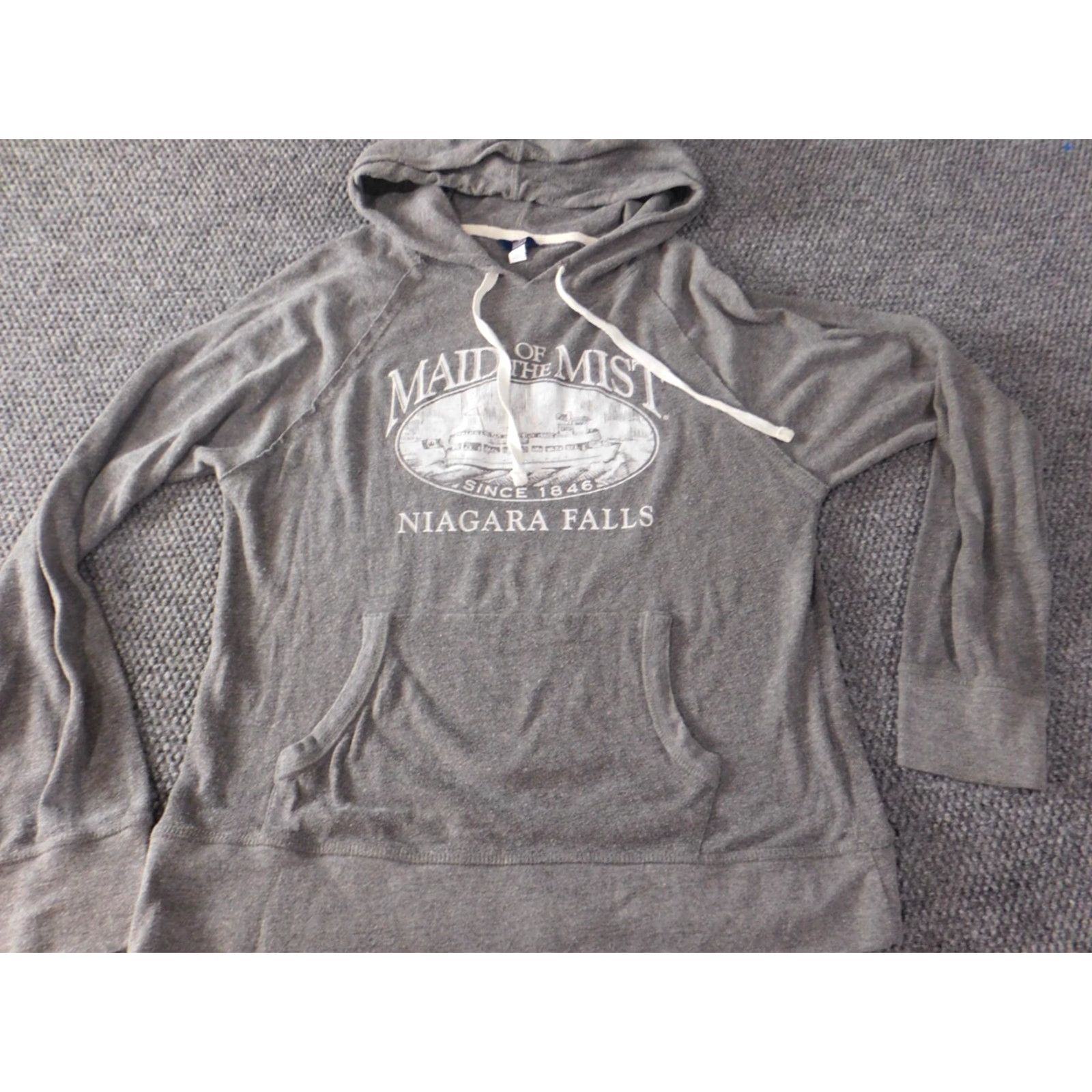 Vintage MV Sport Sweater Female Large Gray Dolman Sleeve Crew Neck Pullover Casual Knit Cotton Camouflage Sports Fall Size L / US 10 / IT 46 - 2 Thumbnail