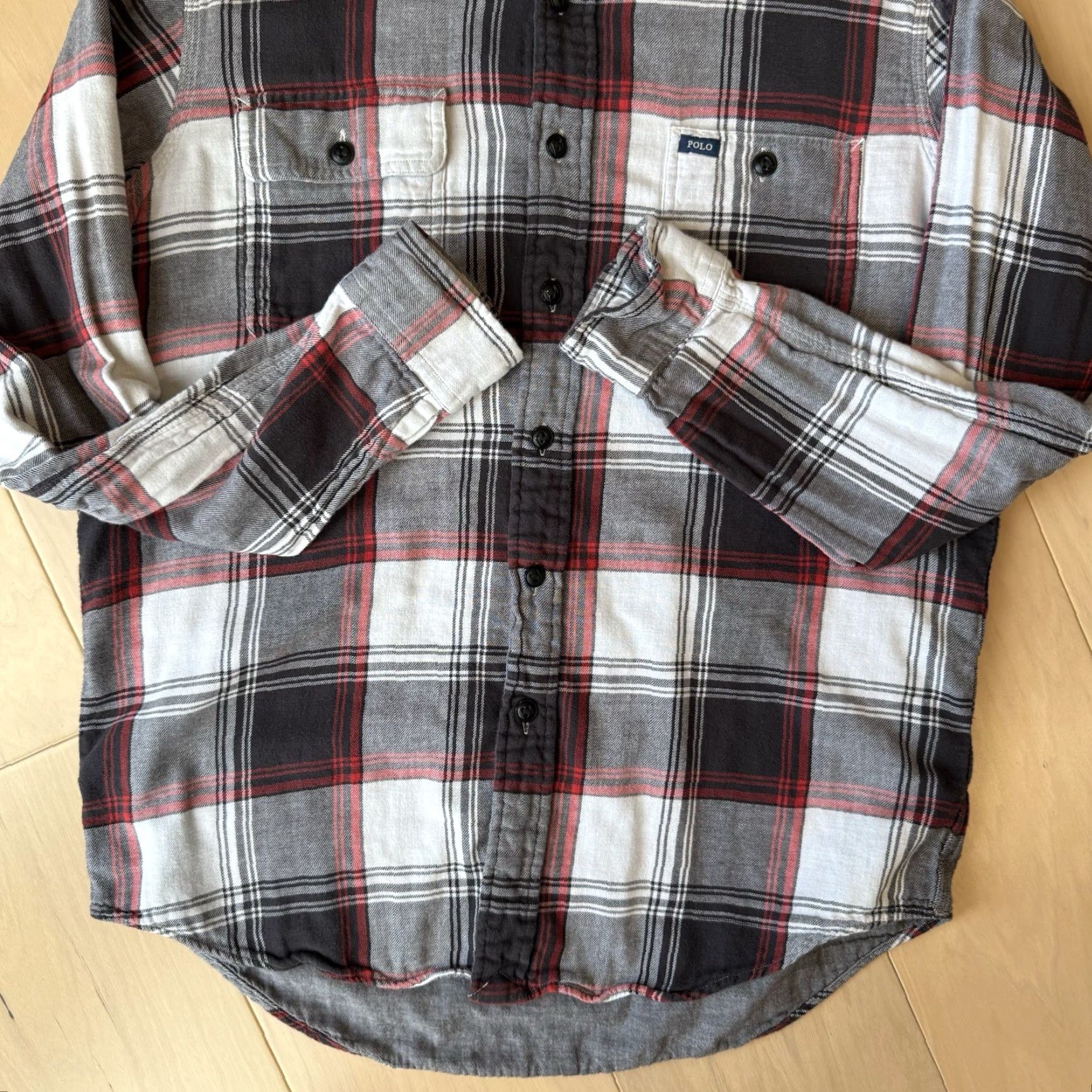 Polo Ralph Lauren Polo Ralph Lauren Flannel Medium Multicolor Plaid Button-Up Shirt - Casual Workwear, 90s, USA, Classic, Western (Mens) Size US M / EU 48-50 / 2 - 6 Thumbnail