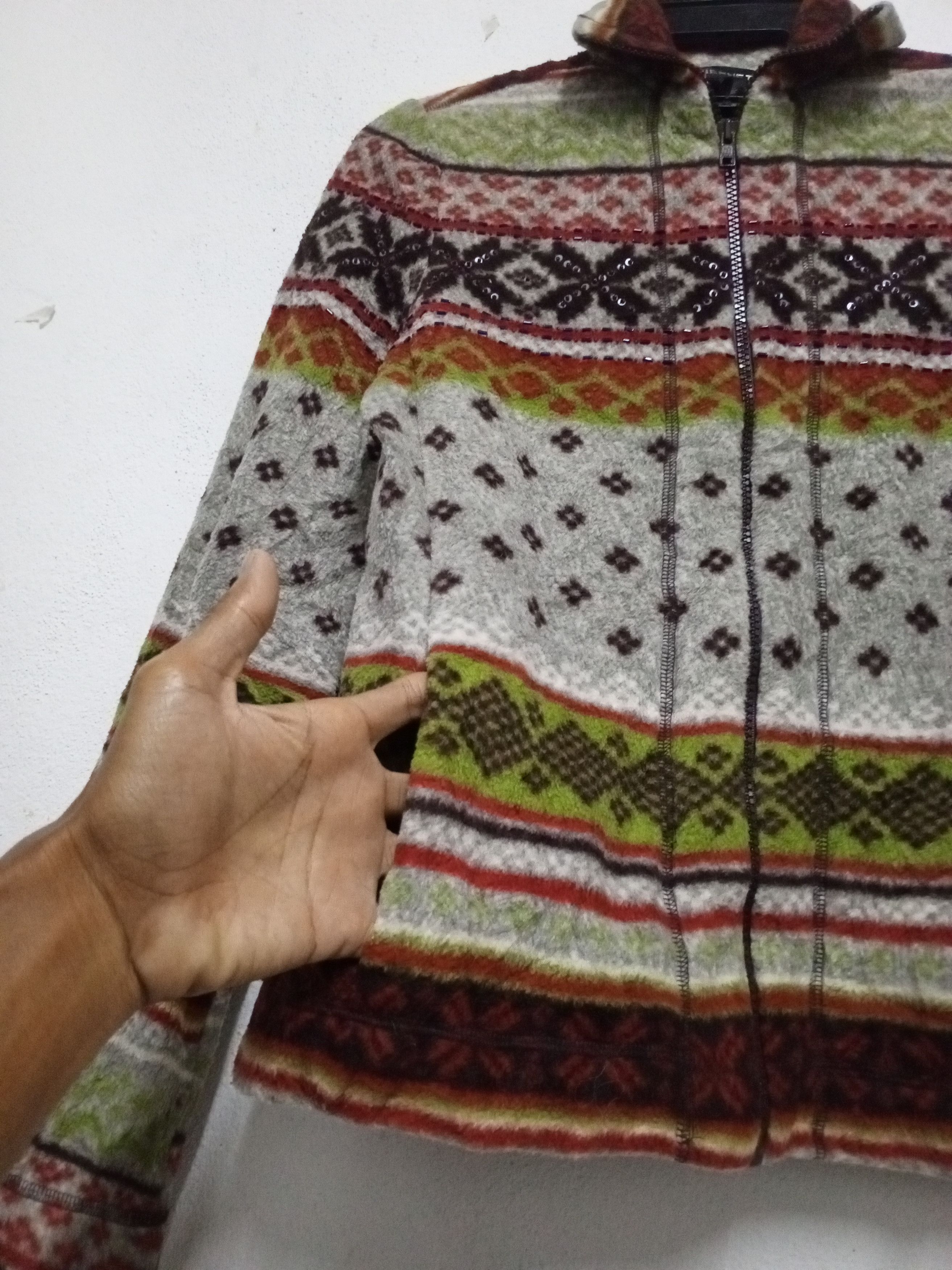 Vivienne Tam 🔥RARE ITEM🔥VIVIENNE TAM FLEECE JACKET MULTICOLOR Size S / US 4 / IT 40 - 7 Thumbnail