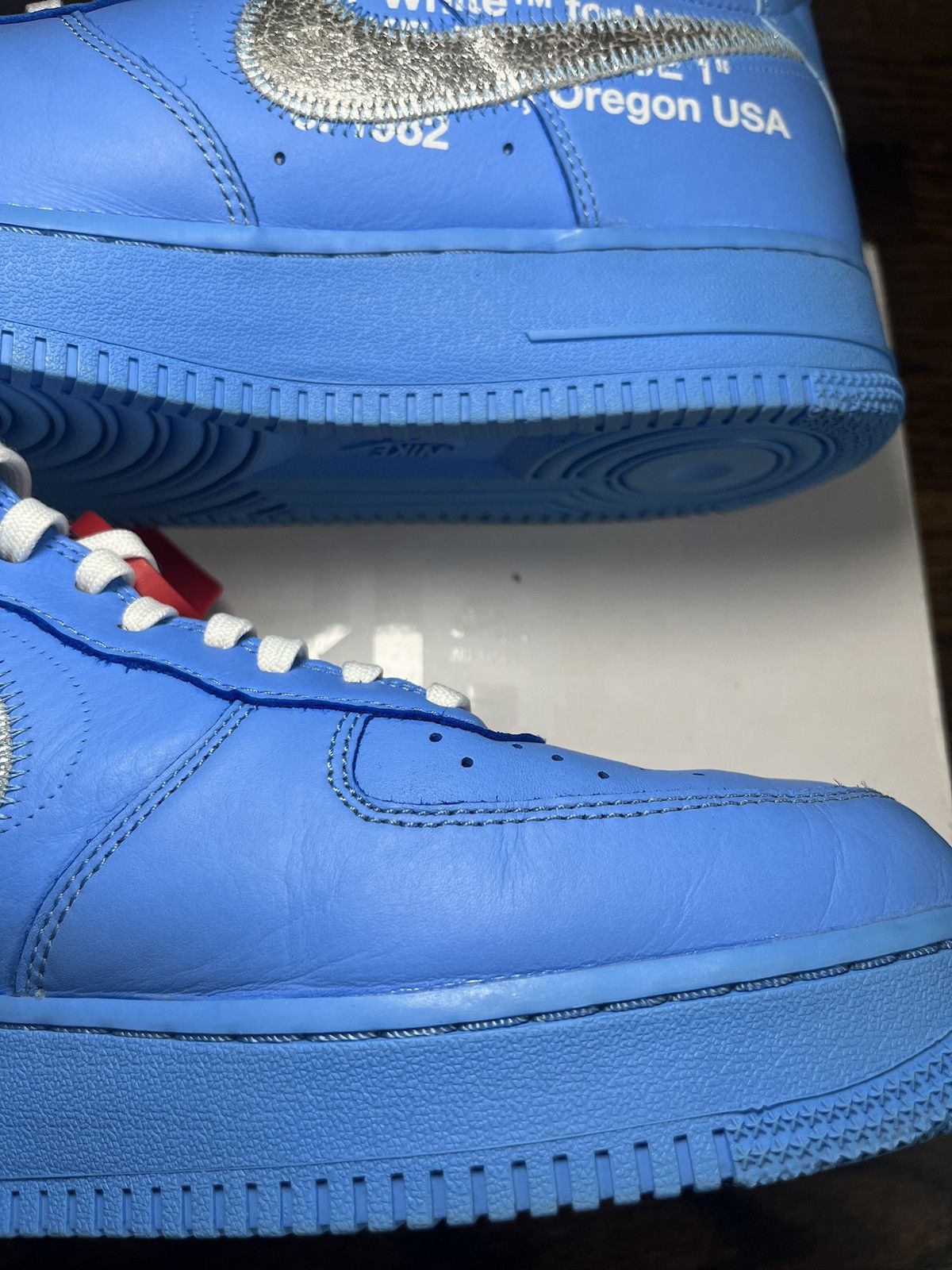 Nike × Off-White Nike Air Force 1 | Off-White “MCA” Size US 11.5 / EU 44-45 - 6 Thumbnail