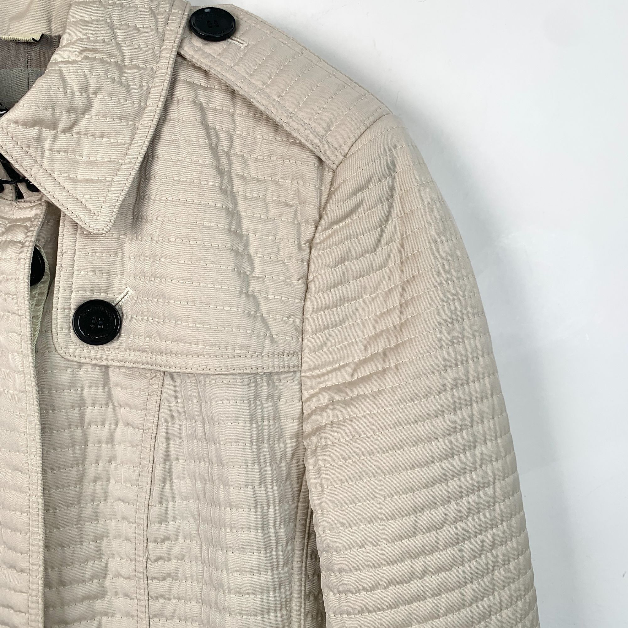 Burberry Burberry Beige Single-Breasted Belted Trench Coat (Size S) Size S / US 4 / IT 40 - 5 Thumbnail