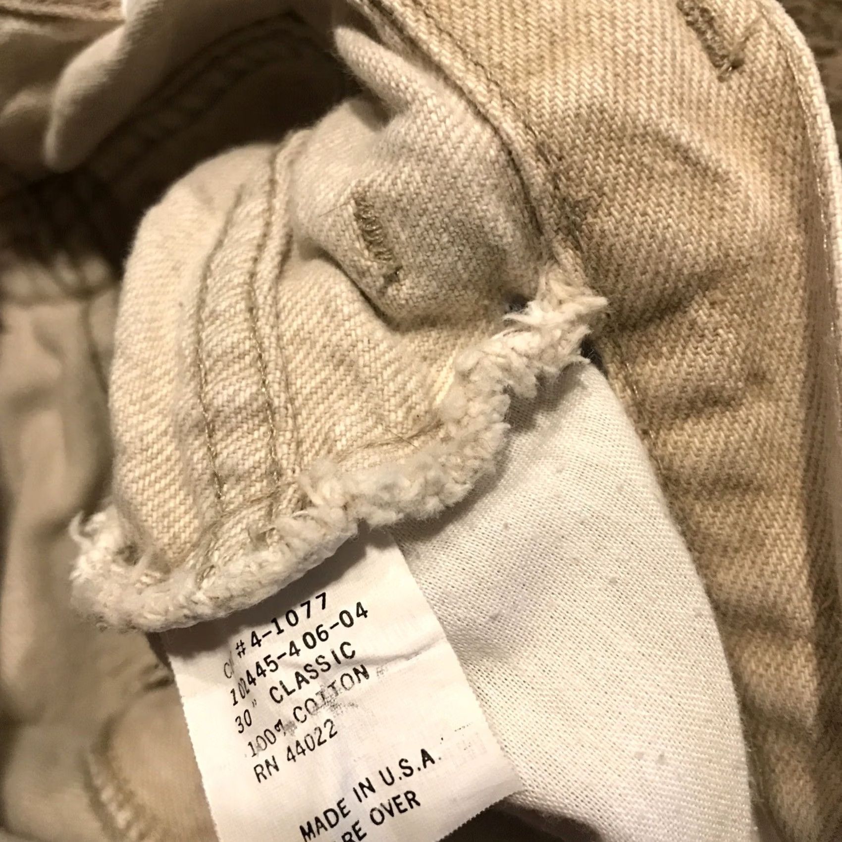 Vintage VINTAGE Moda International The London Jeans Jeans Beige 4 25in 28in Women Straight B23 Mens Womens Girls Size 27" / US 4 / IT 40 - 4 Thumbnail