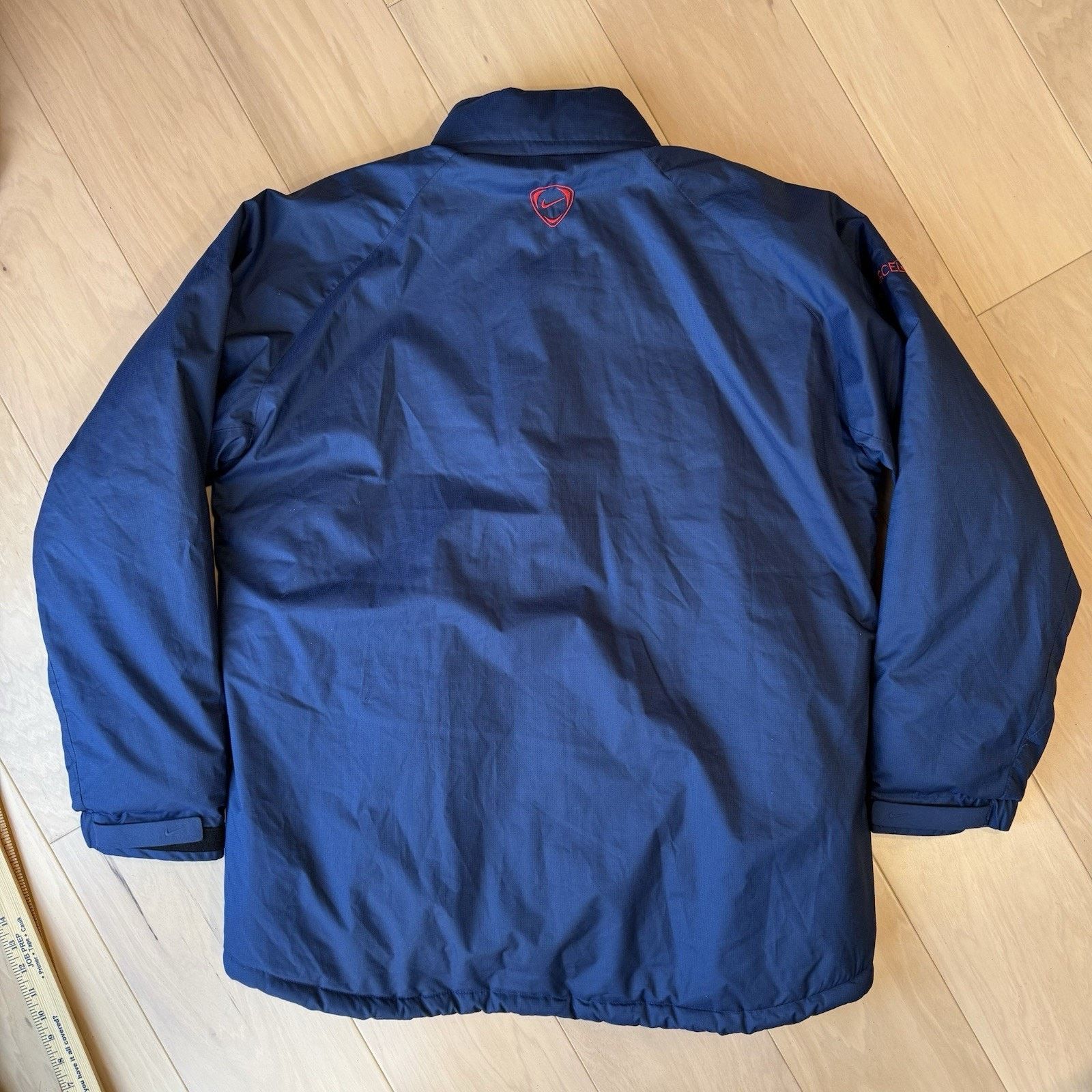 Nike Vintage Nike FC Barcelona Bench Coat Navy Full Zip Insulated Size US XL / EU 56 / 4 - 11 Thumbnail