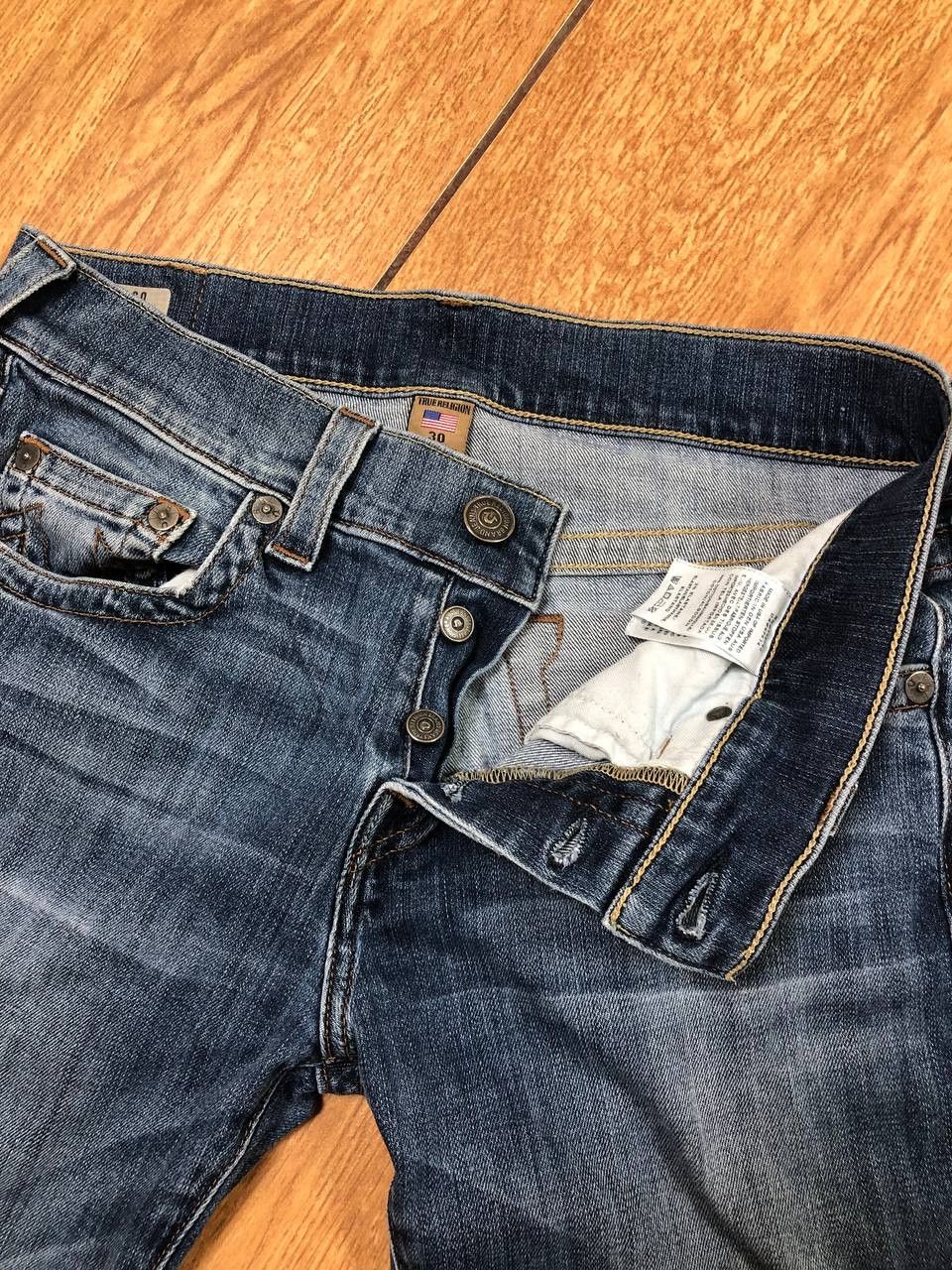 Japanese Brand × True Religion Crazy Crash Dirty Baggy Faded Jean Japan Avant Garde Style Size US 30 / EU 46 - 6 Thumbnail