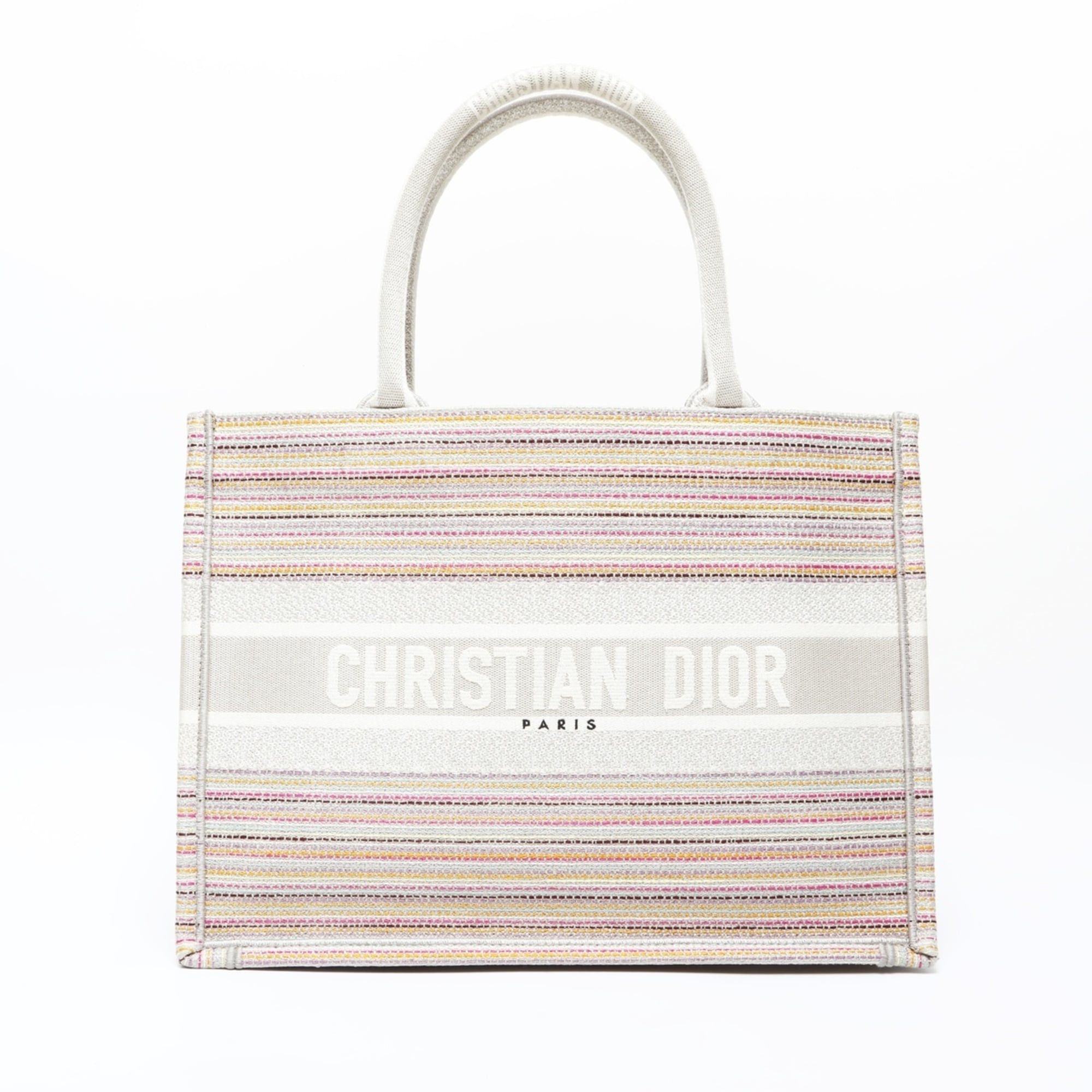 Dior Christian Dior Book Tote Canvas Bag in Beige Size ONE SIZE - 1 Thumbnail