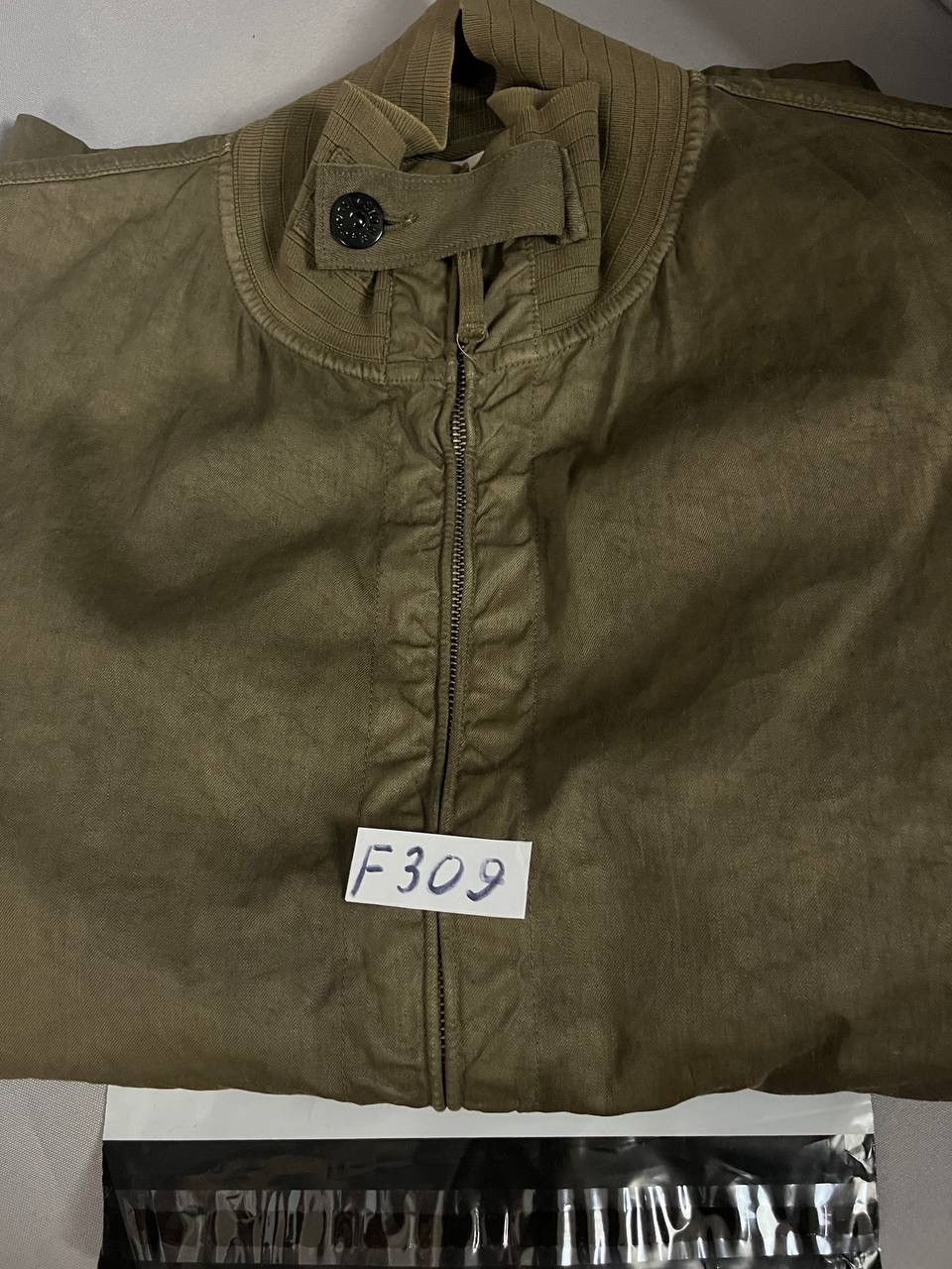 Stone Island Stone Island Vintage Garment Dyed Lino Jacket Khaki Size US XL / EU 56 / 4 - 16 Thumbnail
