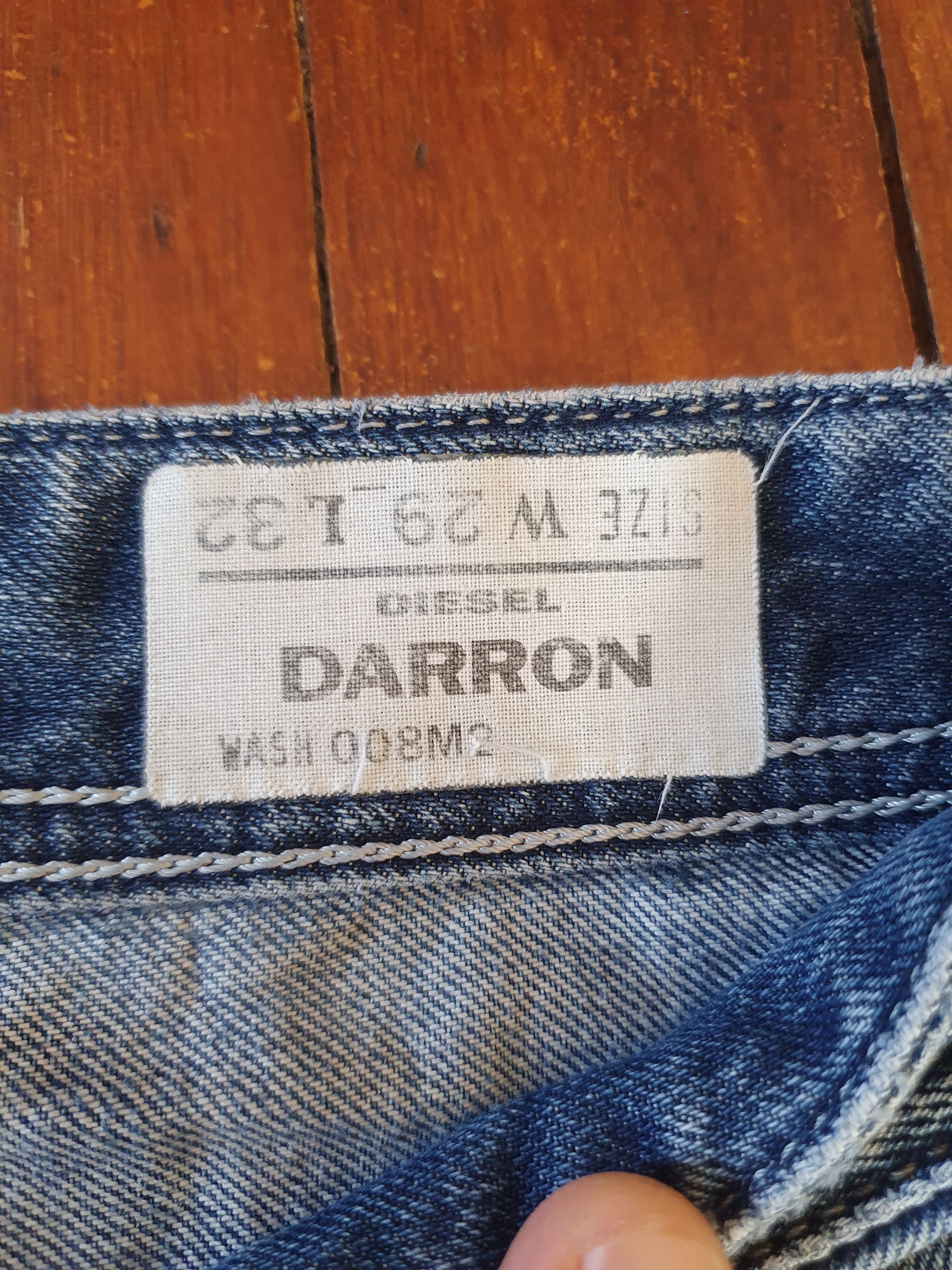 Diesel Diesel Darron Jeans Wash 008M2 sz 29x32 Size US 29 - 3 Thumbnail