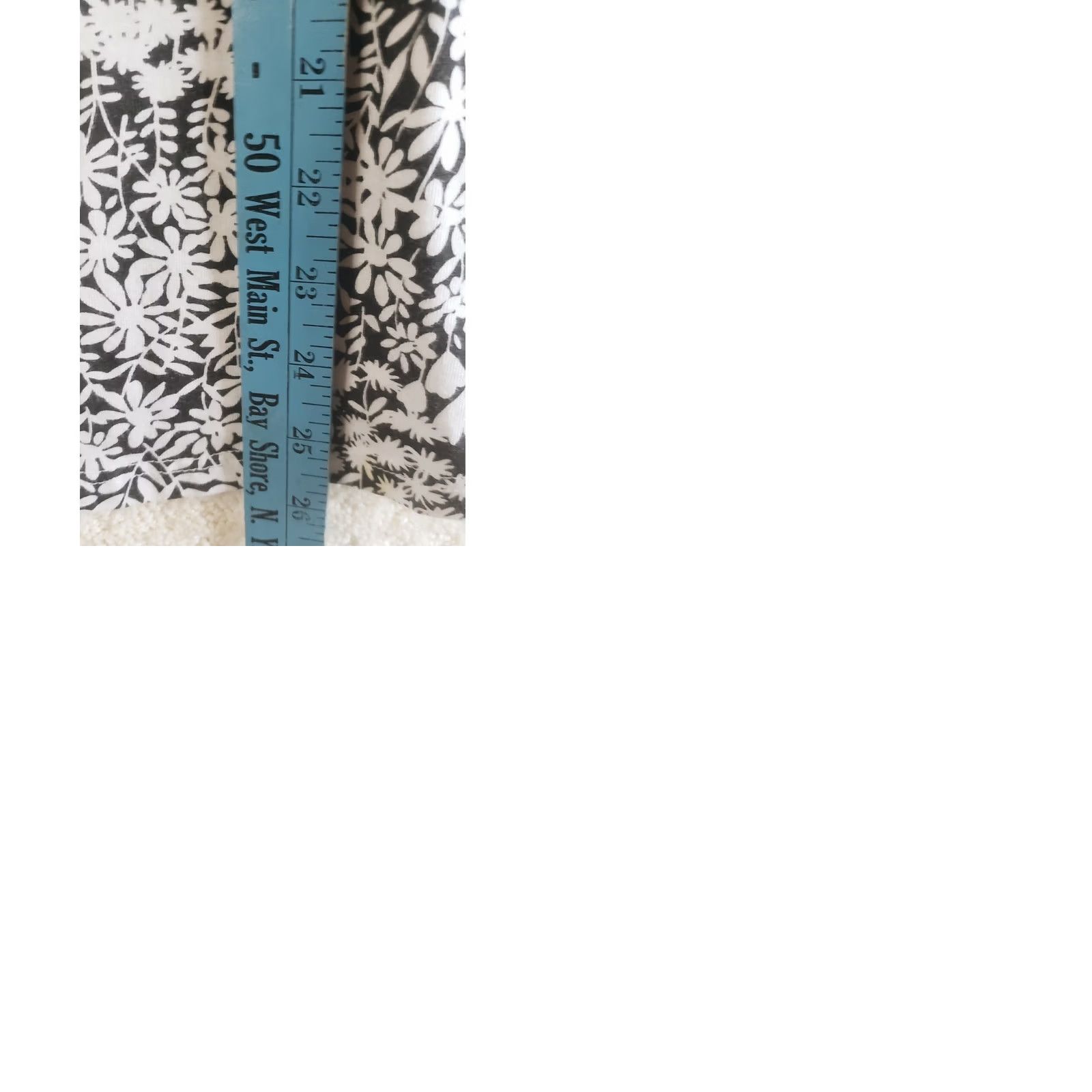 Vintage White Stag Women’s Blouse 1X Floral Round Crochet Neck Bell Sleeve Top Black White Shirt Ladies Tunic Summer Spring Fall Size XL / US 12-14 / IT 48-50 - 9 Thumbnail
