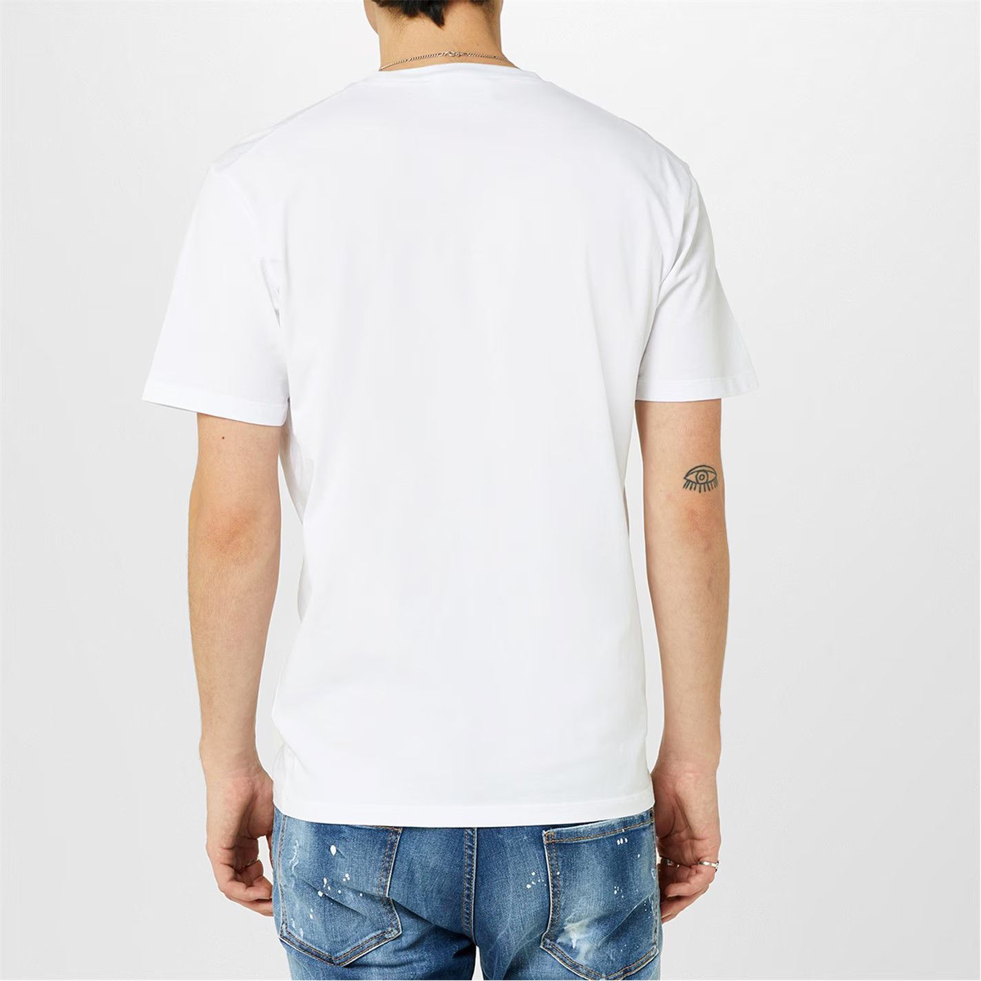 Dsquared2 o1g2r1mq0426 College Print Cotton T-Shirt in White Size US XXL / EU 58 / 5 - 5 Thumbnail