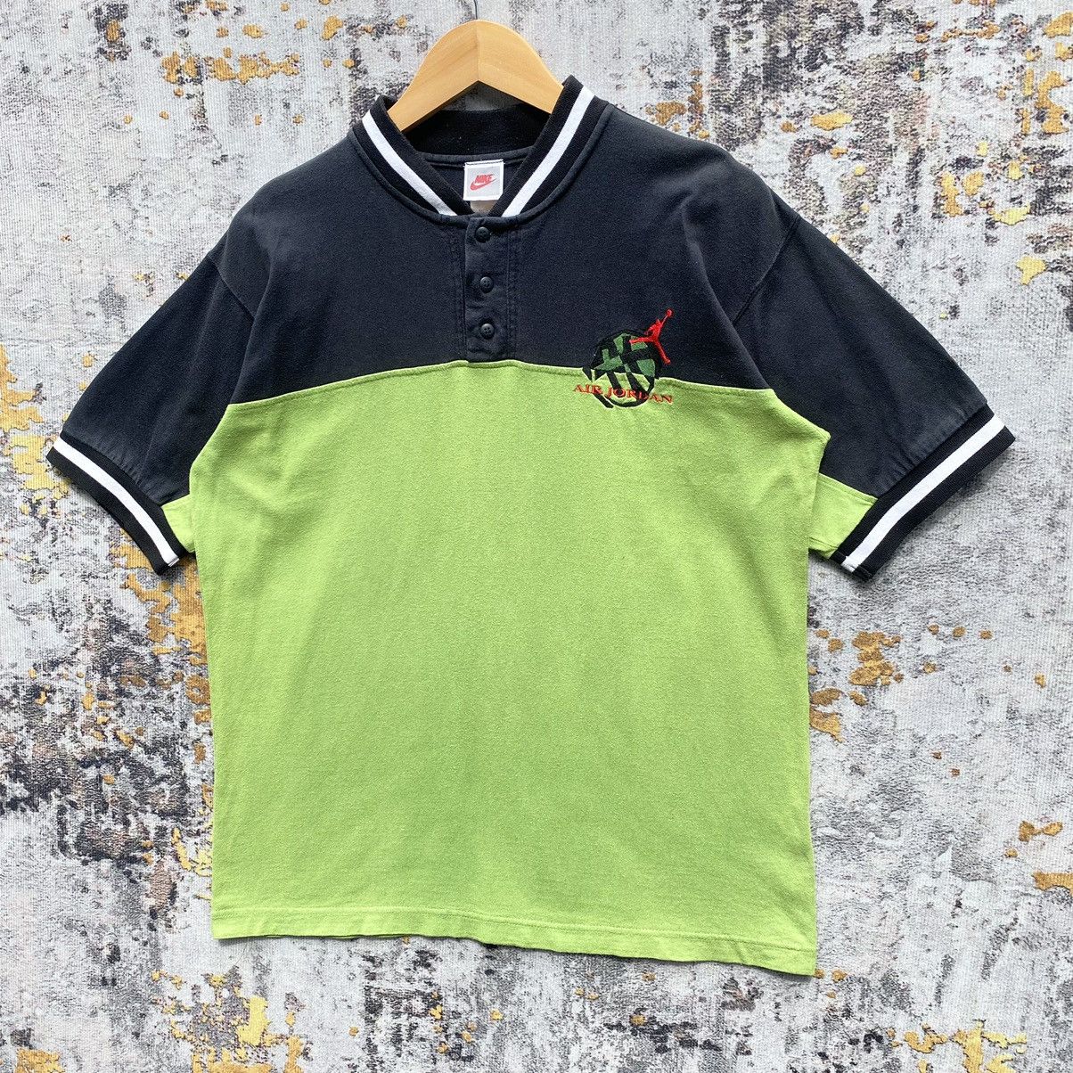 Nike Vintage 90s Nike Air Jordan Polo Shirt Embroidery Air Jordan Size US M / EU 48-50 / 2 - 3 Thumbnail