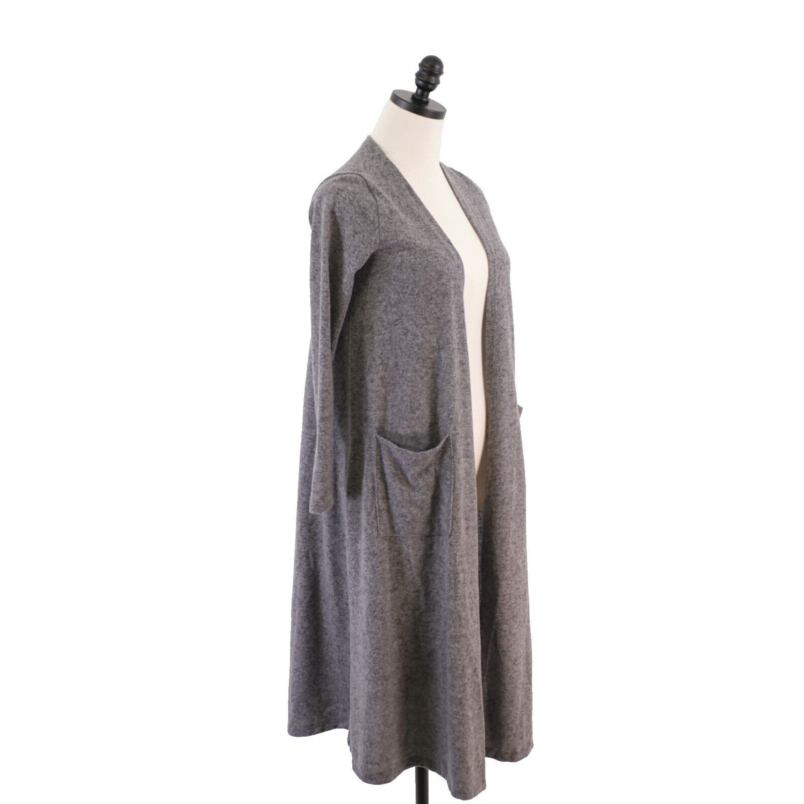 Designer NEW LuLaRoe Sarah XS Gray Cardigan W/ Pockets Long Sleeve Size XS / US 0-2 / IT 36-38 - 8 Thumbnail