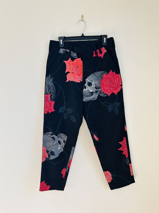 Yohji Yamamoto Skull Rose Pants | Grailed