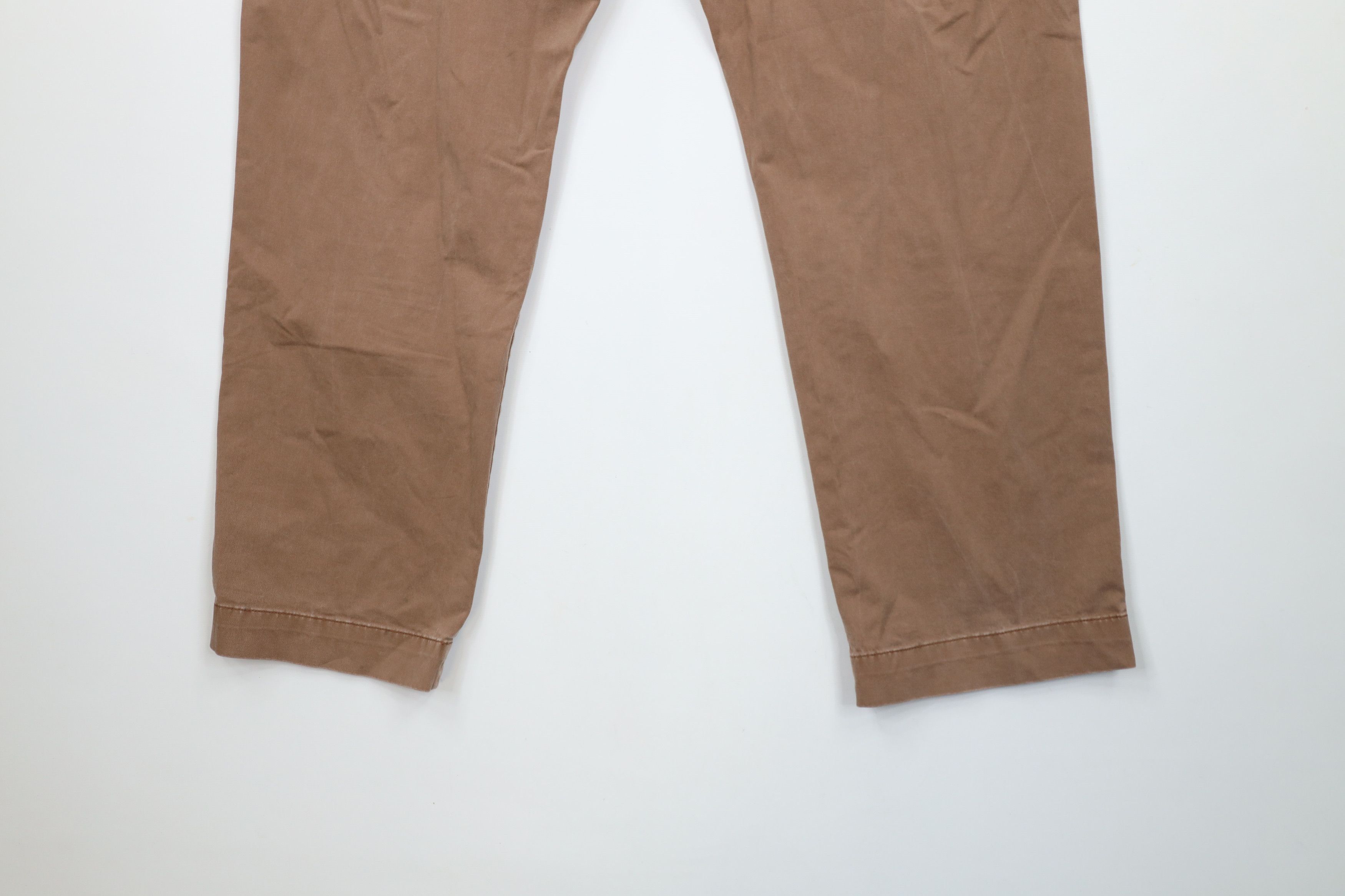Ralph Lauren × Vintage Vintage Y2K Ralph Lauren Wide Leg Stretch Chino Pants Brown Size US 38 / EU 54 - 7 Thumbnail