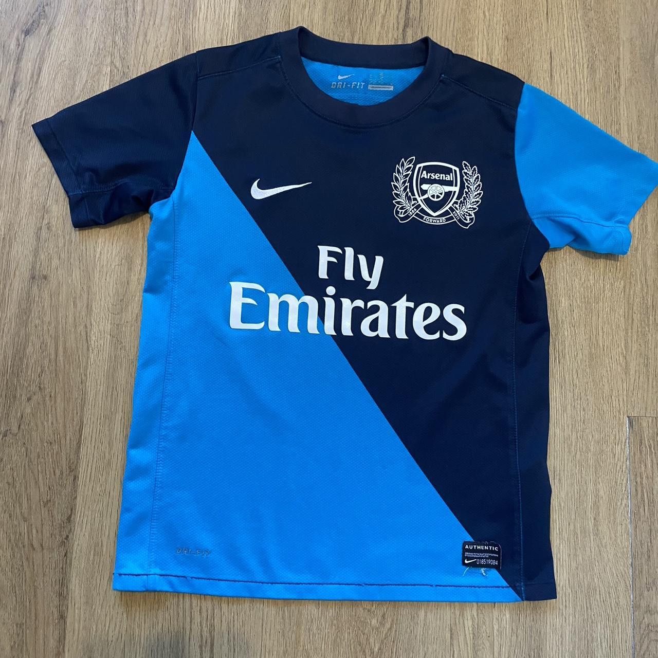 Nike 2011-12 Arsenal Nike Away Football Shirt Premier League Size US XXS / EU 40 - 1 Thumbnail