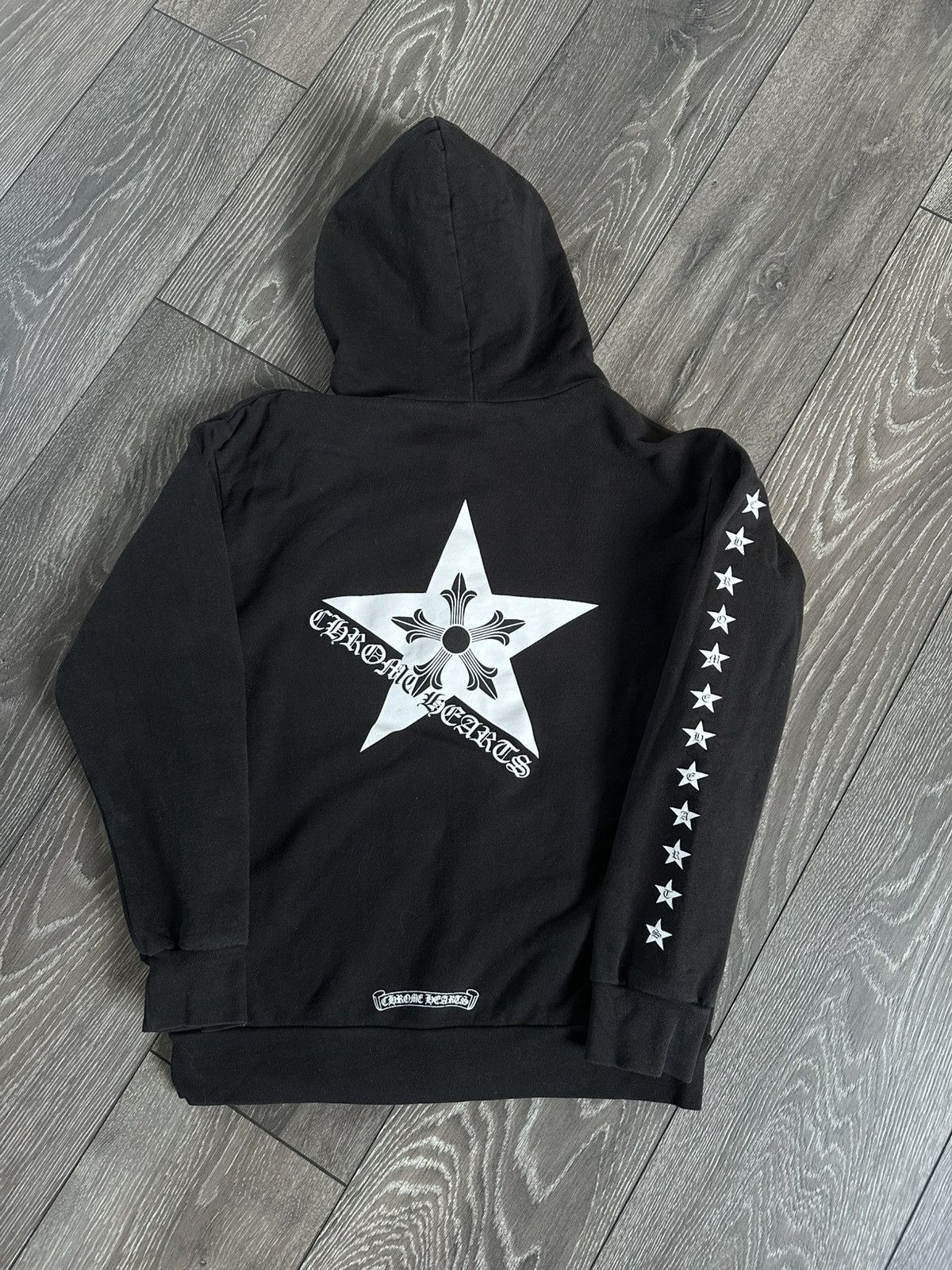 CHROME HEARTS* スターロゴ ジップ パーカー フーディー Chrome Hearts Star Hoodie | Grailed