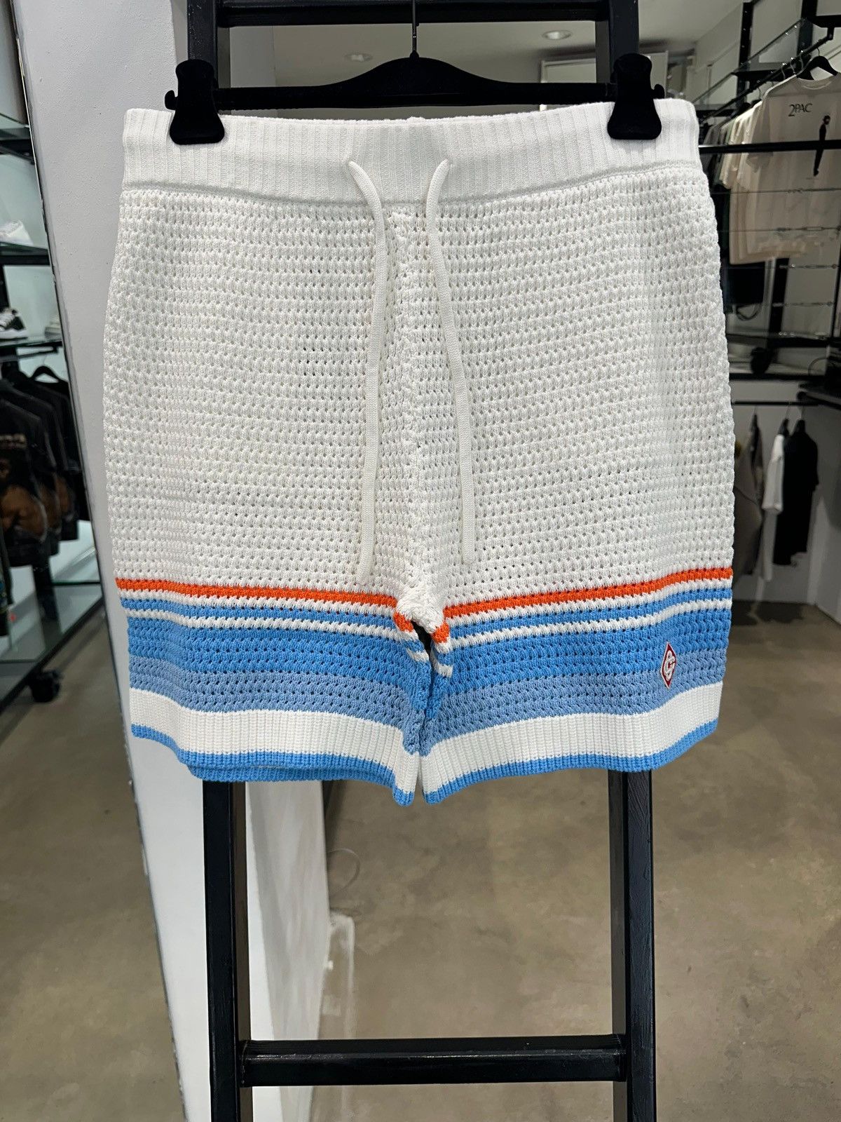 Casablanca CASABLANCA - Cotton Tennis Crochet Shorts Size US 32 / EU 48 - 4 Thumbnail