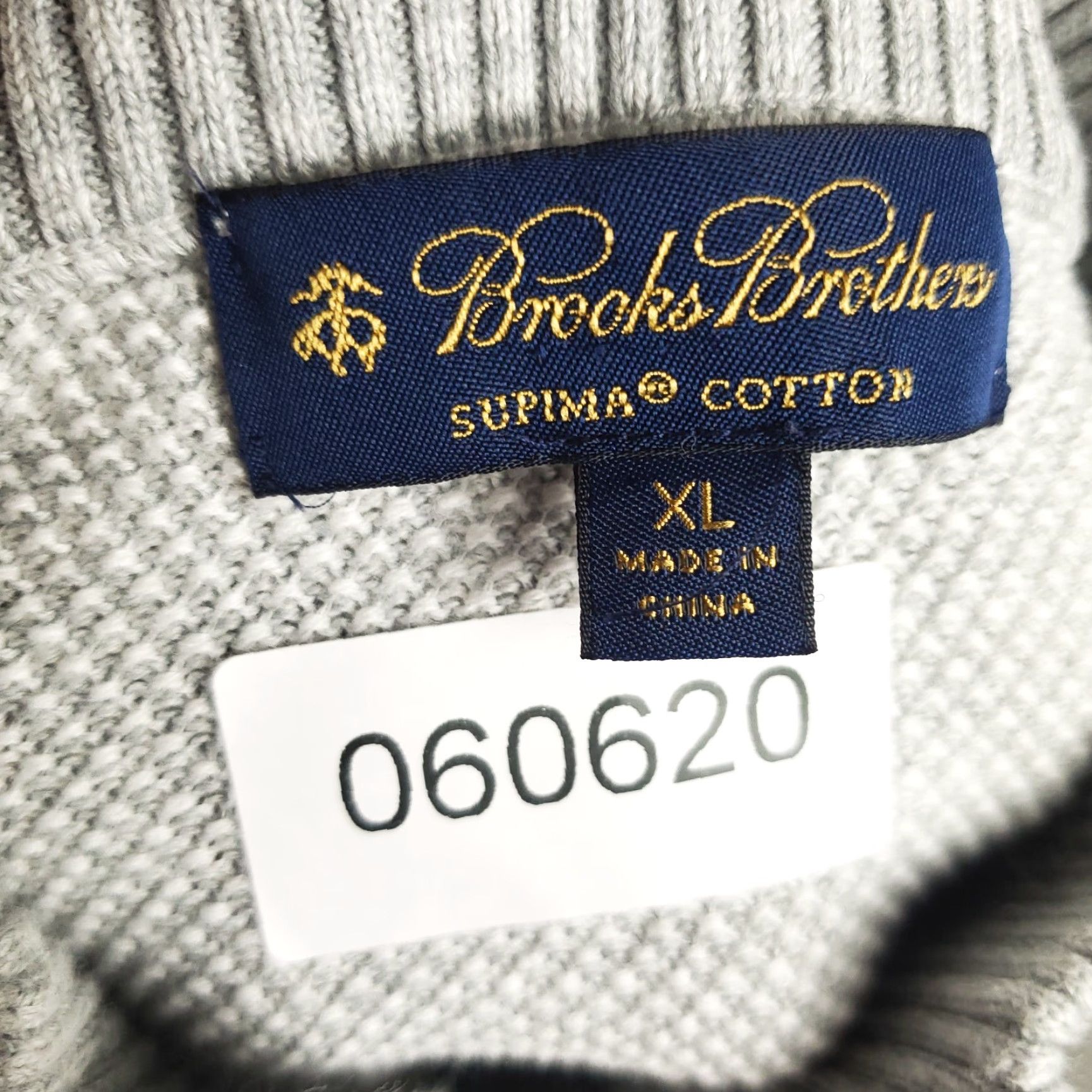 Brooks Brothers Brooks Brothers Sweater XL Gray Knit 1/4 Zip Pullover Mens Classic Casual Size US XL / EU 56 / 4 - 8 Thumbnail