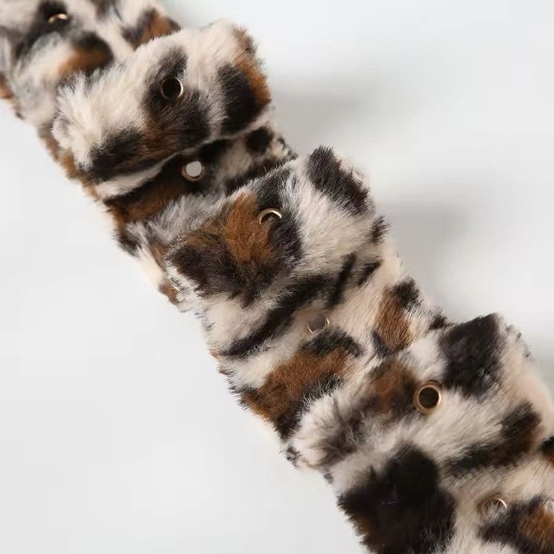 Japanese Brand × Leather Leopard Faux Belts Size ONE SIZE - 8 Thumbnail