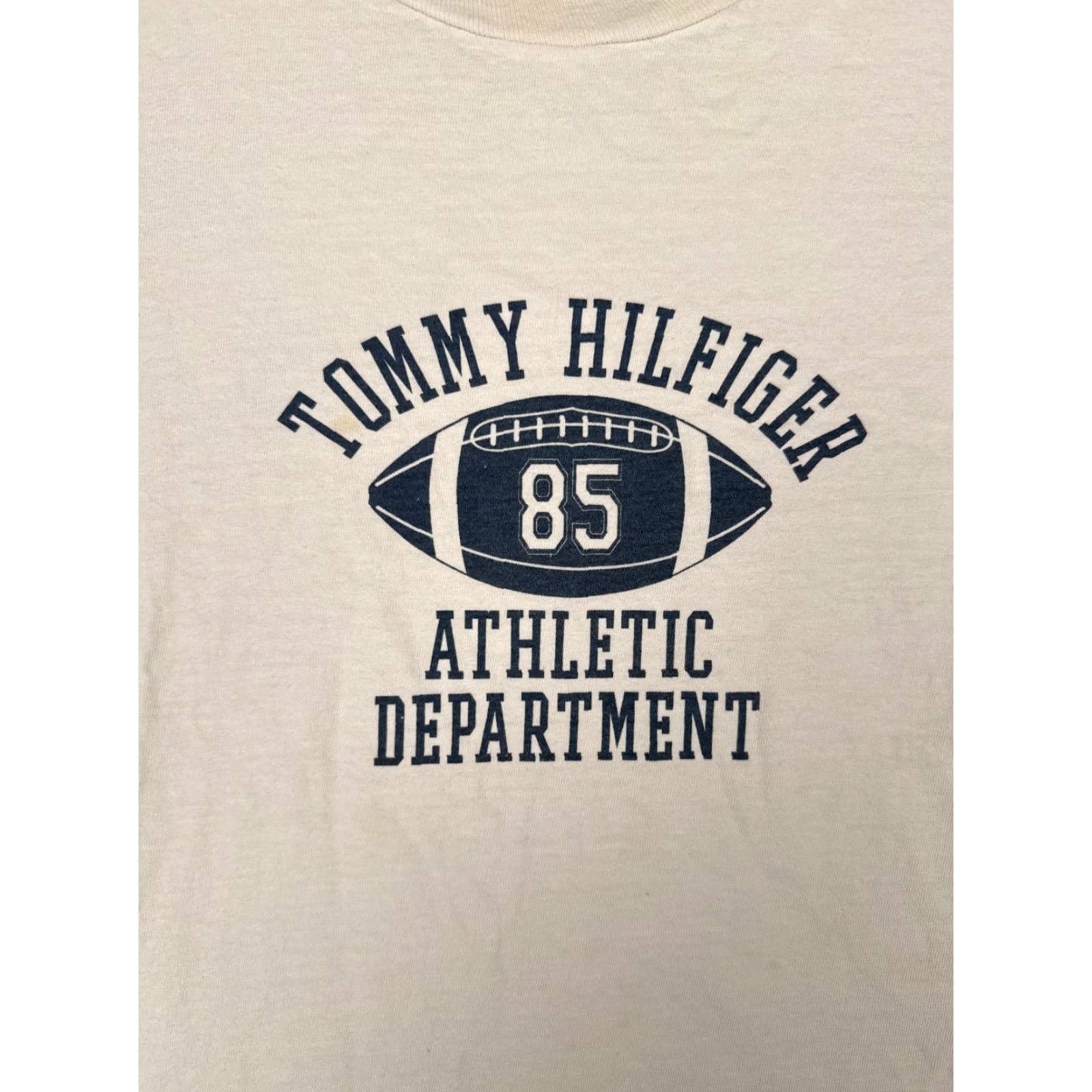 Tommy Hilfiger Tommy Hilfiger Jeans Shirt Adult Extra Large White Crew Long Sleeve Cotton READ Size US XL / EU 56 / 4 - 6 Thumbnail