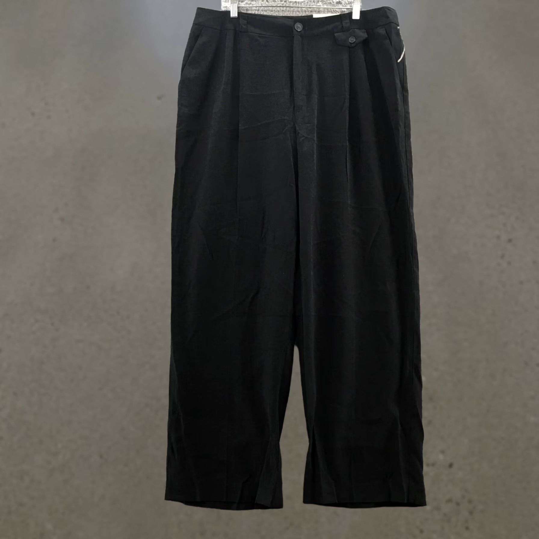 Vintage A New Day Wide Leg Pants Womens 17R Black High Rise Relaxed Fit Casual NEW Size 38" / US 16 / IT 52 - 1 Thumbnail