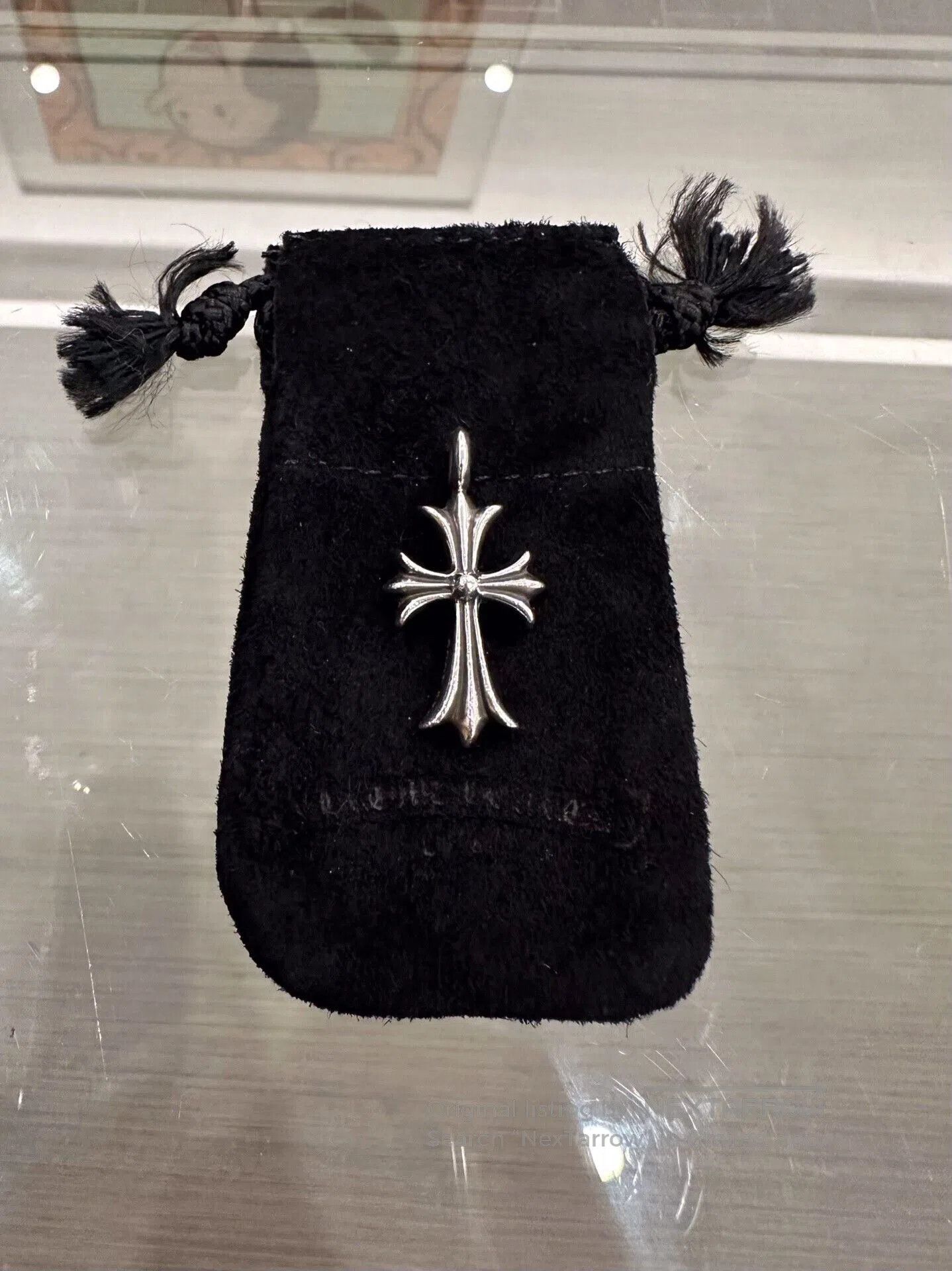 Chrome Hearts Chrome Hearts Tiny Gray Cross Pendant. Size ONE SIZE - 2 Thumbnail