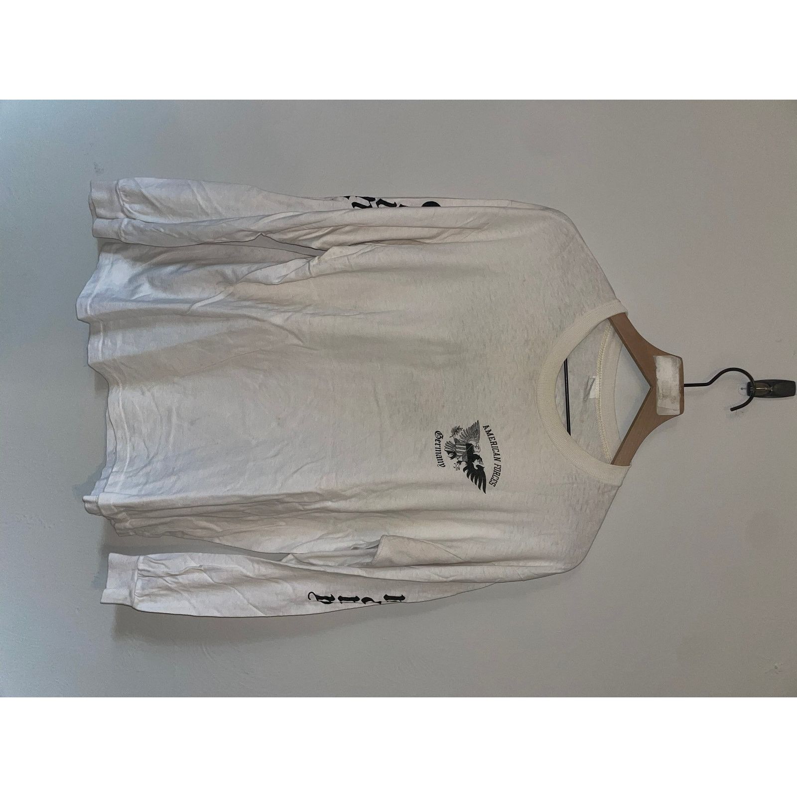 Vintage Vintage American Forces Shirt Germany Army Soldier Tee War L Size US L / EU 52-54 / 3 - 2 Thumbnail
