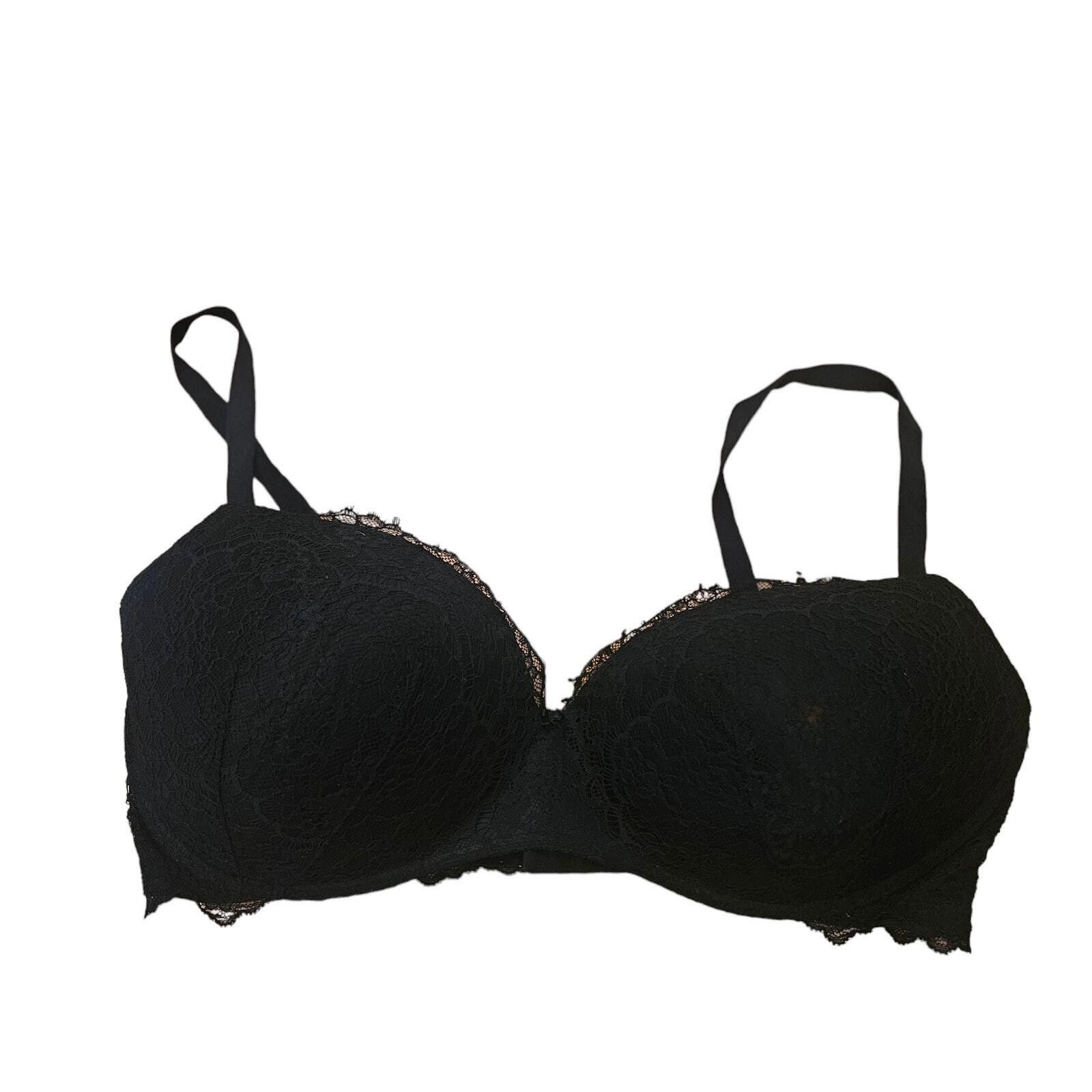 Designer Savage X Fenty Lace Underwired Bra Black Size 38DDD Size ONE SIZE - 1 Thumbnail