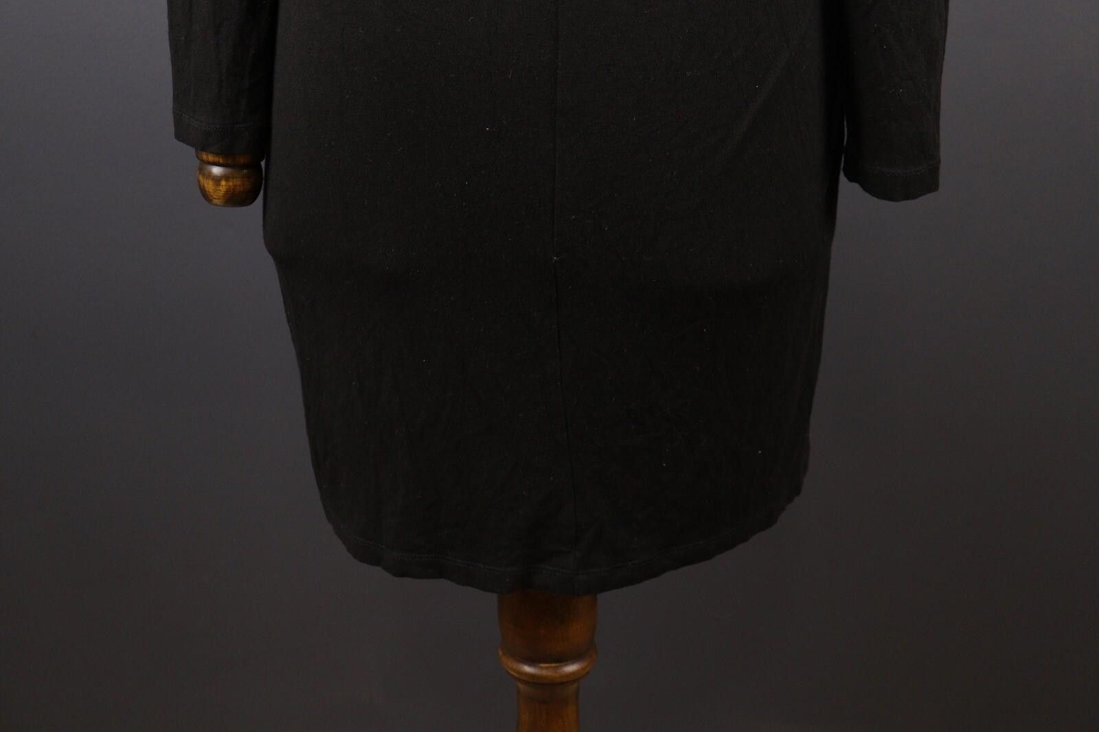 Other Bottega by Elisa Cavaletti Black A-Line Midi Dress Size L Size L / US 10 / IT 46 - 9 Thumbnail