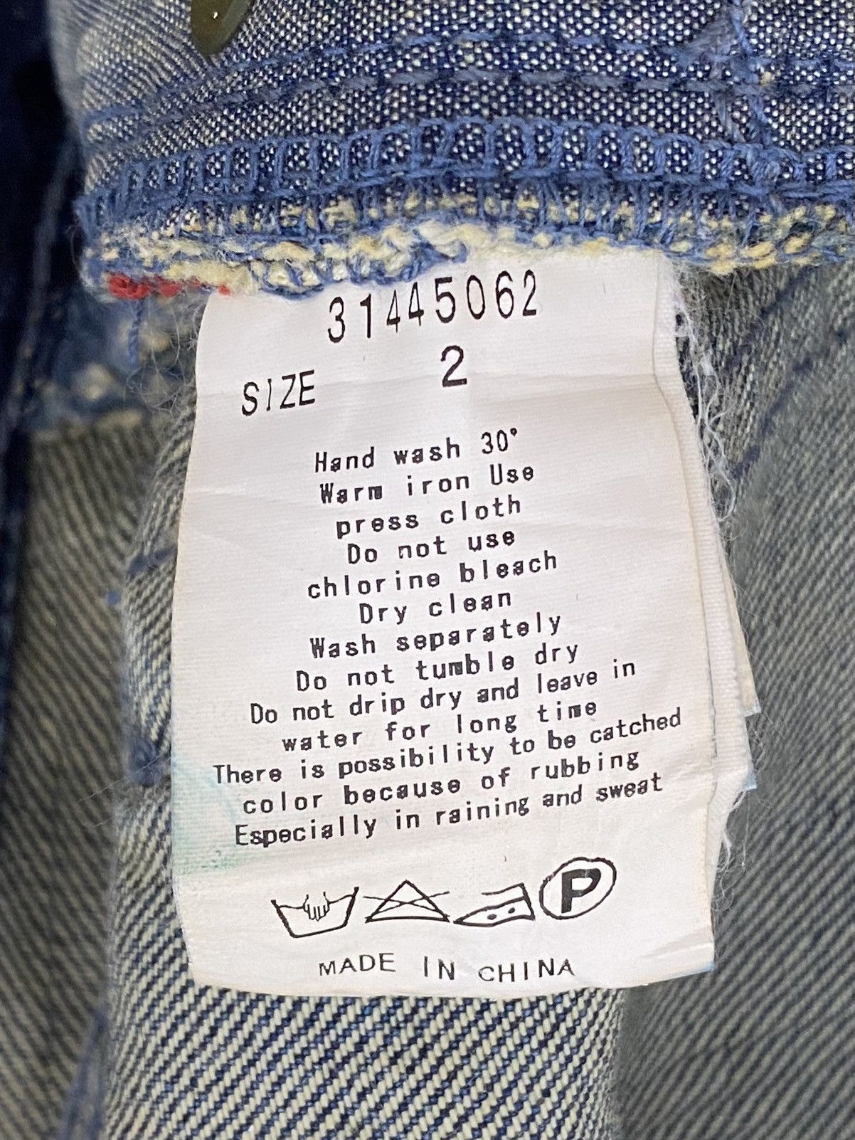 GOA Goa 00s Y2K Selvedge Mudwash Denim Japan Size US 32 / EU 48 - 8 Thumbnail
