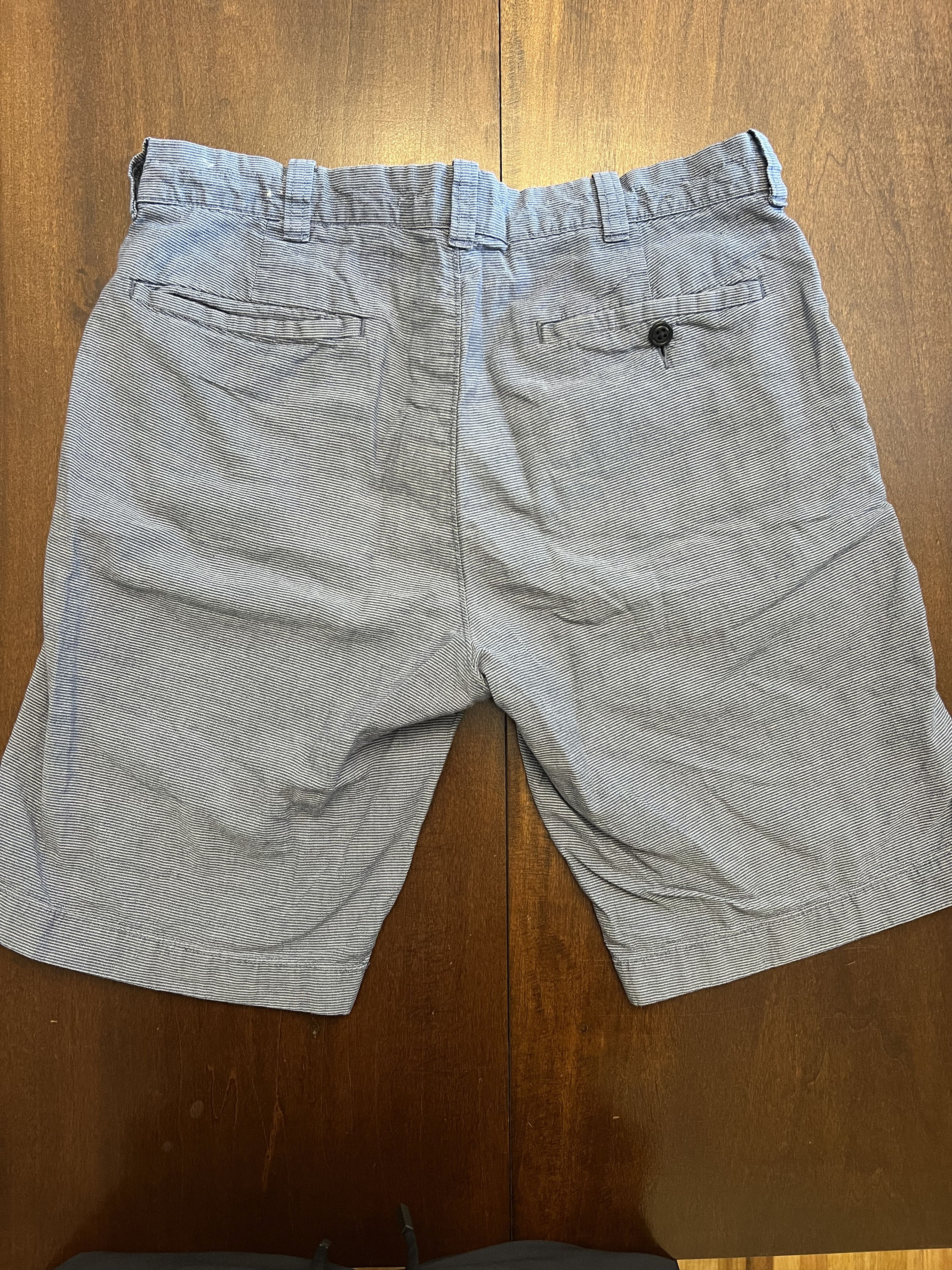 J.Crew J Crew men's linen shorts in a light blue, size 32 Size US 32 / EU 48 - 2 Thumbnail