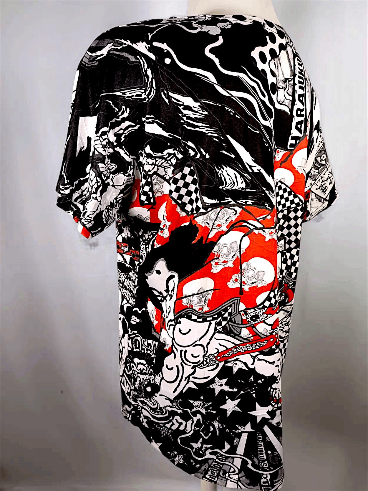 Japanese Brand VINTAGE ACDC RAG Samurai Harajuku Is Not Dead Full print Size US L / EU 52-54 / 3 - 16 Thumbnail