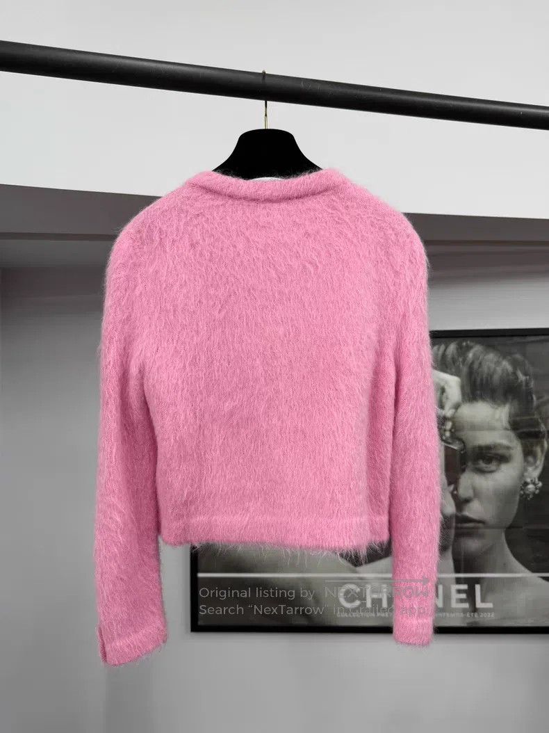 Chanel Chanel Snow series pink snowflake buckle cashmere coat Size XS / US 0-2 / IT 36-38 - 3 Thumbnail