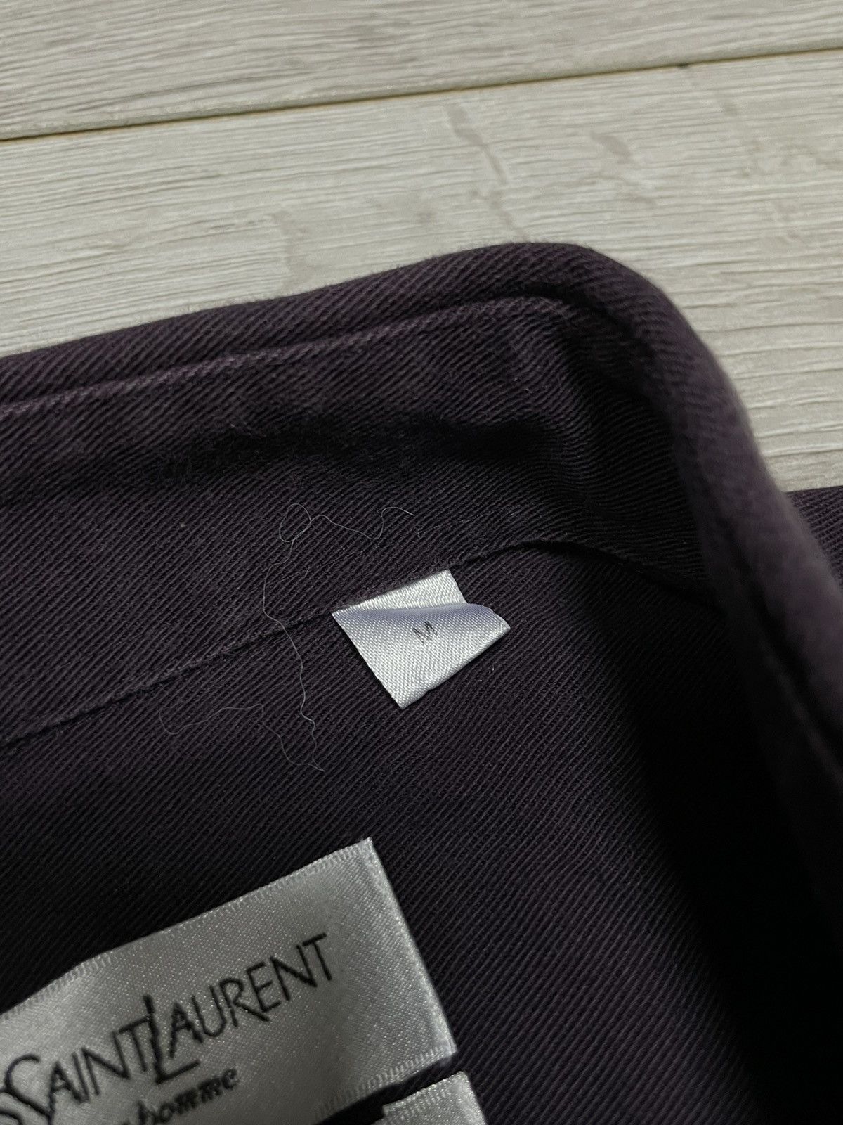 Yves Saint Laurent Yves Saint Laurent vintage YSL thick shirt overshot Size US M / EU 48-50 / 2 - 7 Thumbnail