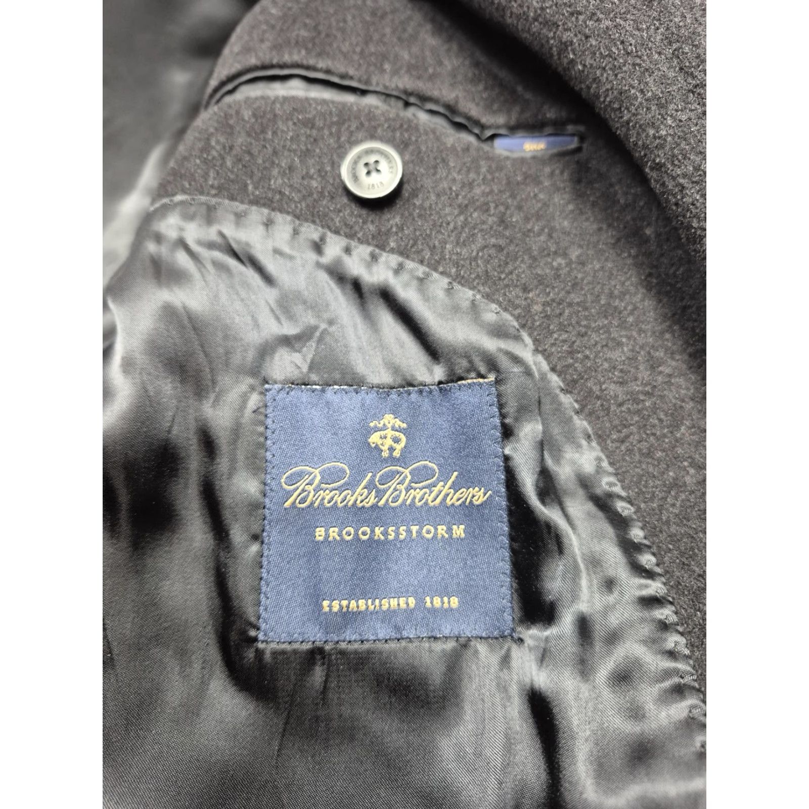 Brooks Brothers Brooks Brothers BrooksStorm Coat Mens 38S Gray Wool Loro Piana Storm System Overcoat Business Formal Wind-Resistant Size US XXS / EU 40 - 5 Thumbnail