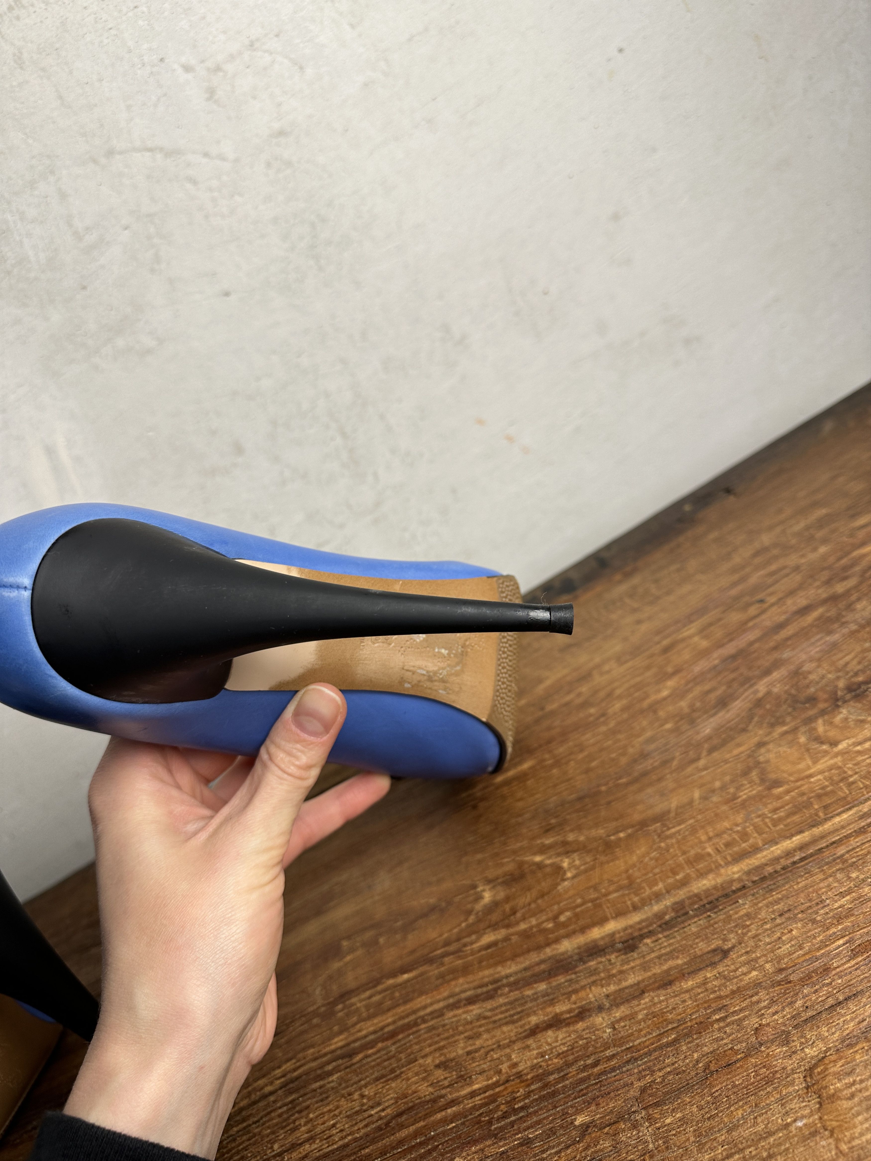 Marni Marni Blue Leather Platform Loafer Pumps Size US 10 / IT 40 - 11 Thumbnail