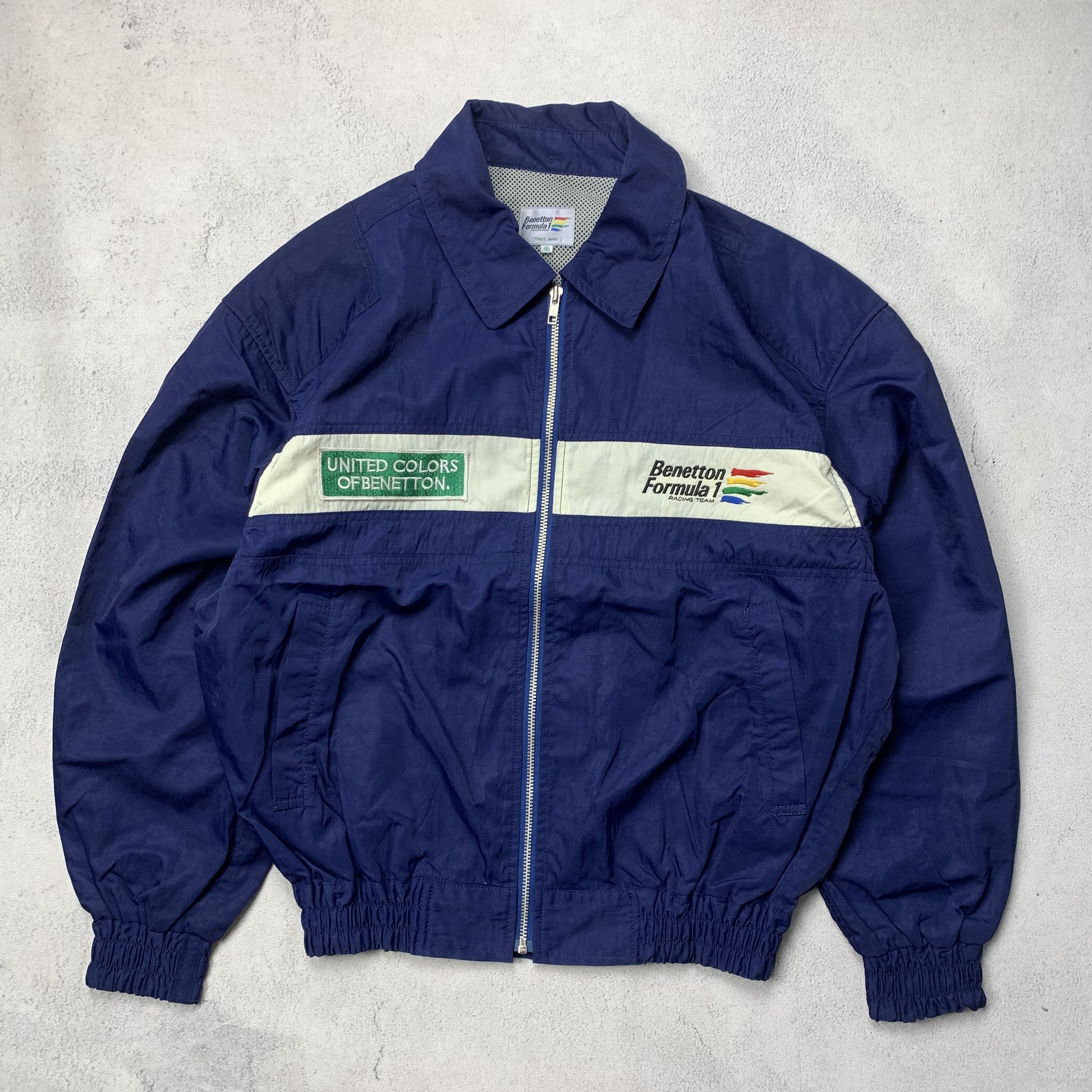 90's ヴィンテージ BENETTON FORMULA1 スキージャケット - メルカリ