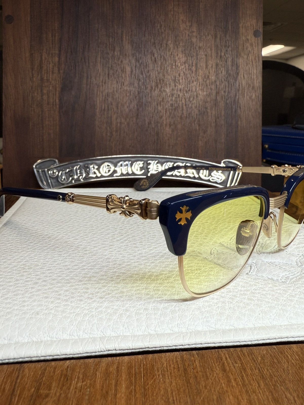 Chrome Hearts Chrome Hearts Bonennoisseur I Sunglasses Size ONE SIZE - 3 Thumbnail