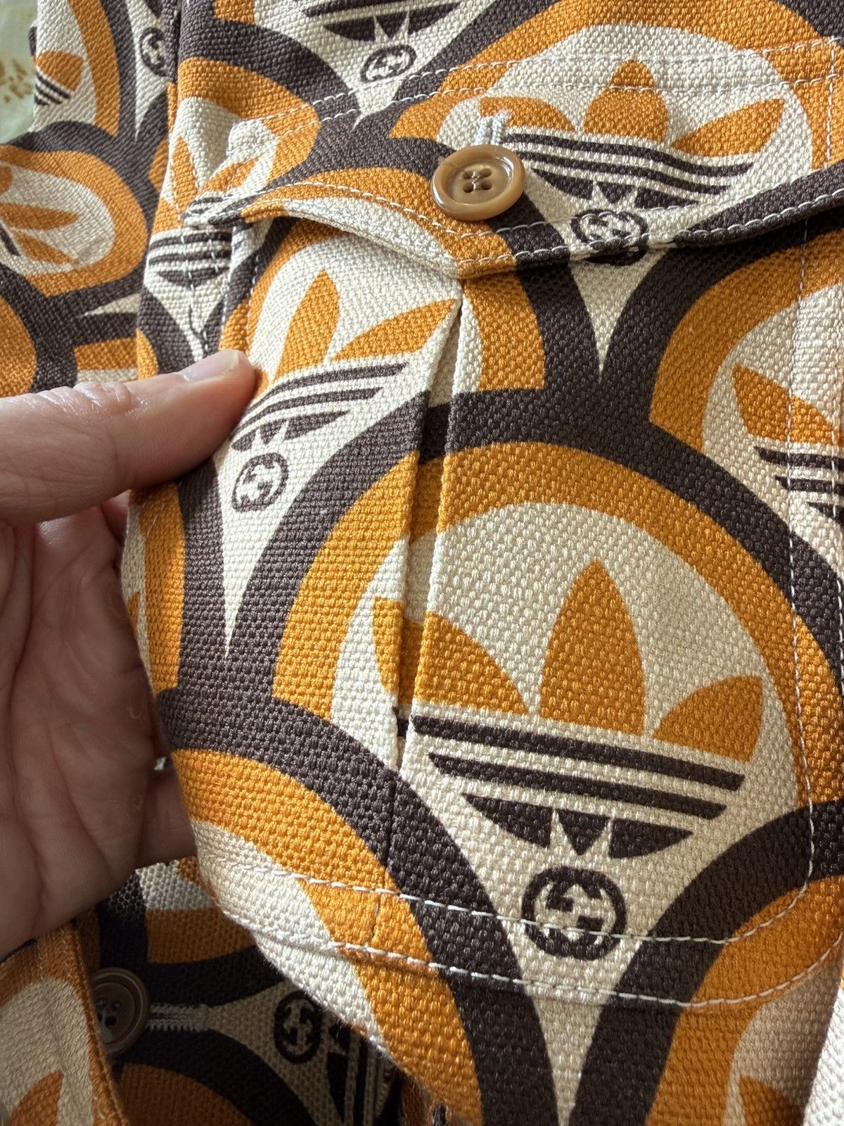 Adidas × Gucci Interlocking G Trefoil Short Sleeve Jacket sizesize48 Size US M / EU 48-50 / 2 - 18 Thumbnail