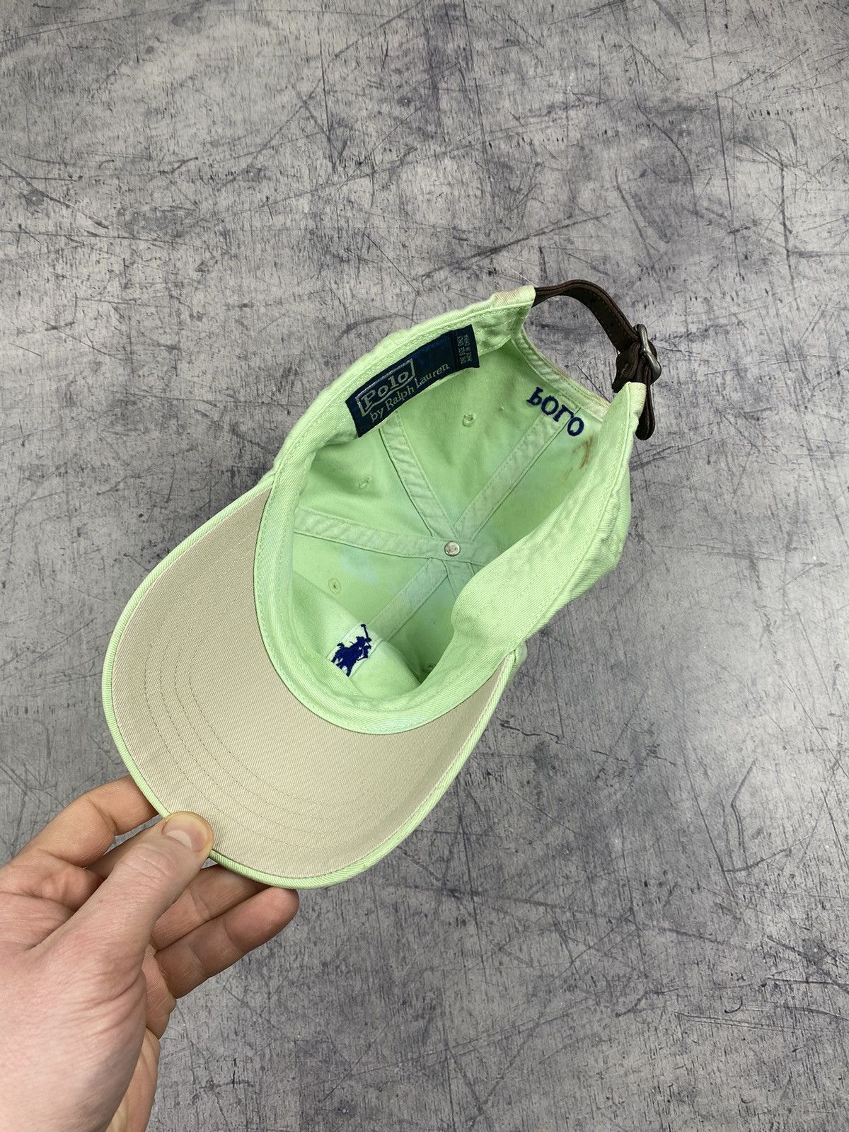 Polo Ralph Lauren × Vintage Vintage Polo Ralph Lauren Hype Cap Hat Embroidered Logo 90s Size ONE SIZE - 8 Thumbnail