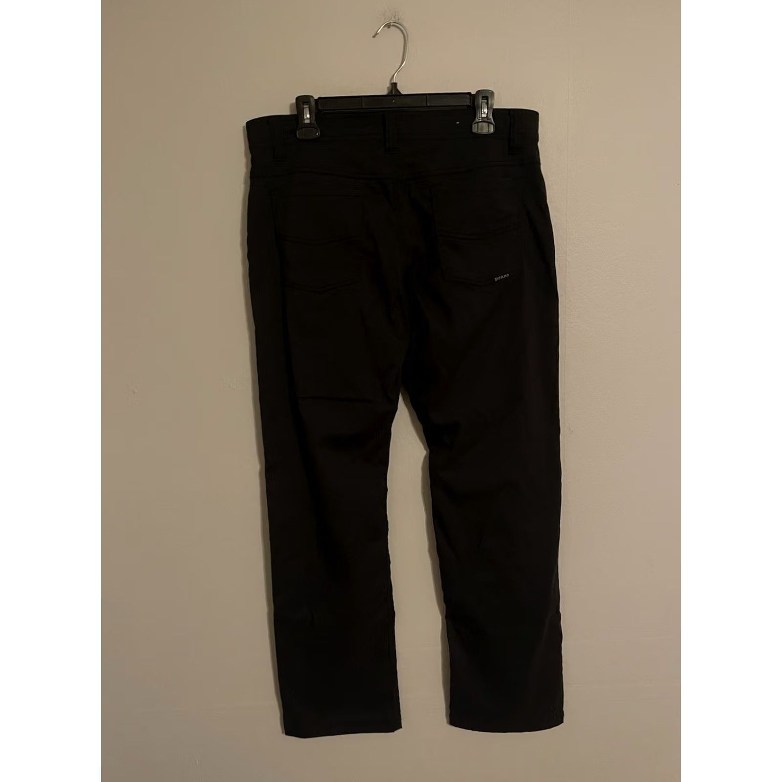 Prana Prana Brion Pant Slim Fit Black Outdoors Hiking Nylon Tech Pants - Men's 34x32 Size US 34 / EU 50 - 3 Thumbnail